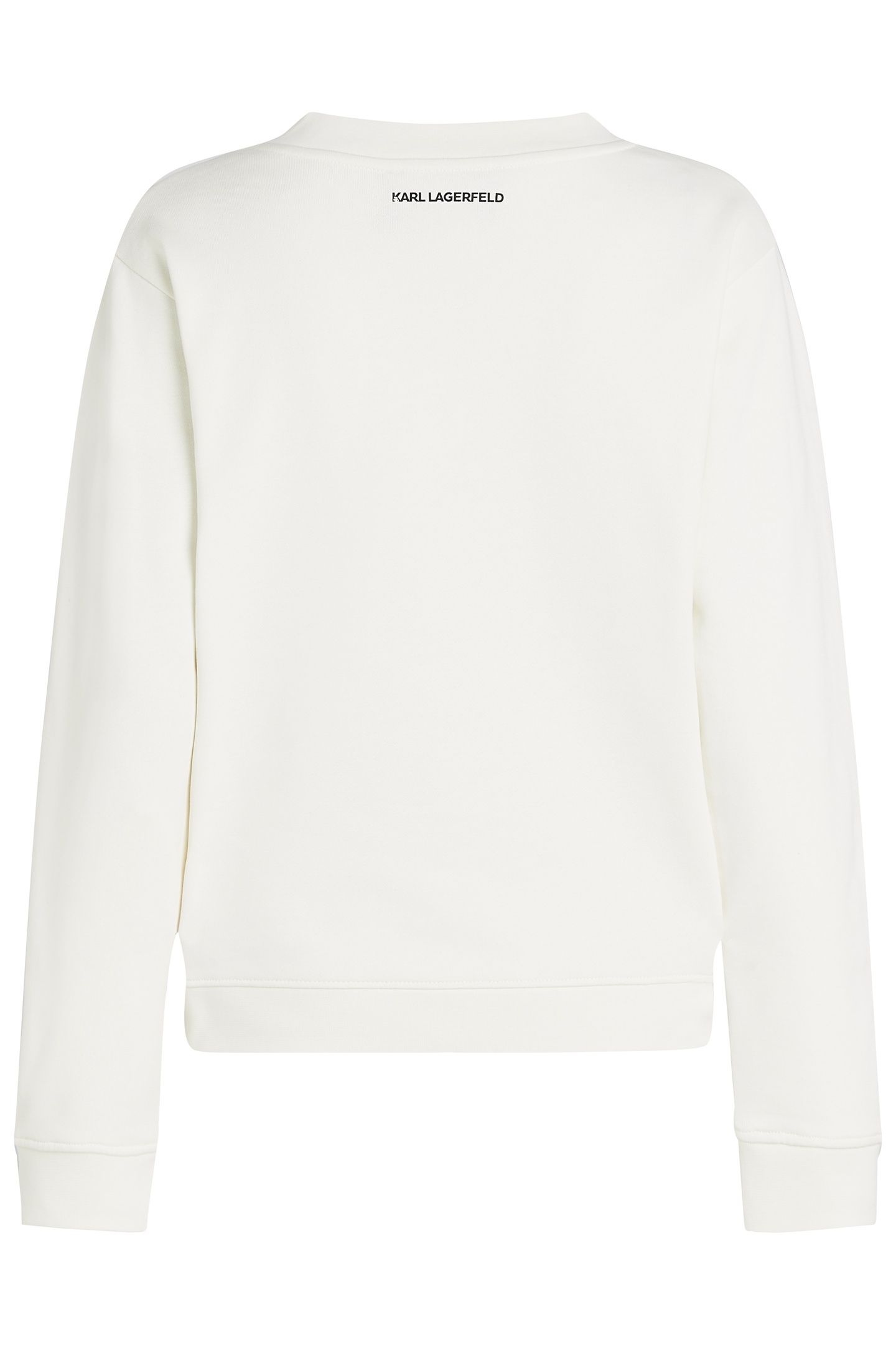 HEARTS V-NECK SWEATSHIRT CANNOLI CREAM 4