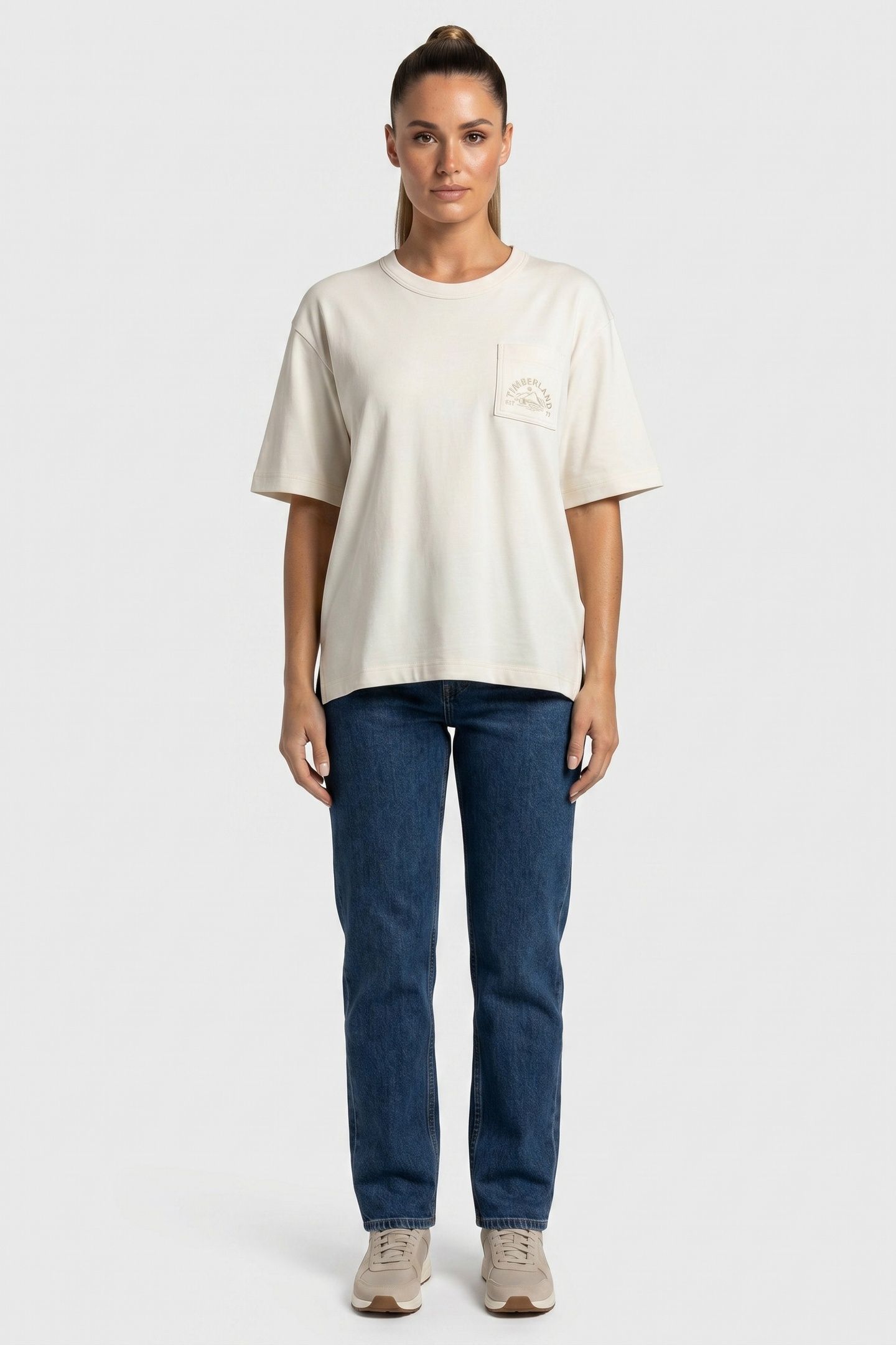 TIMBERFRESH UTILITY SHORT SLEEVE POCKET NATURAL 2