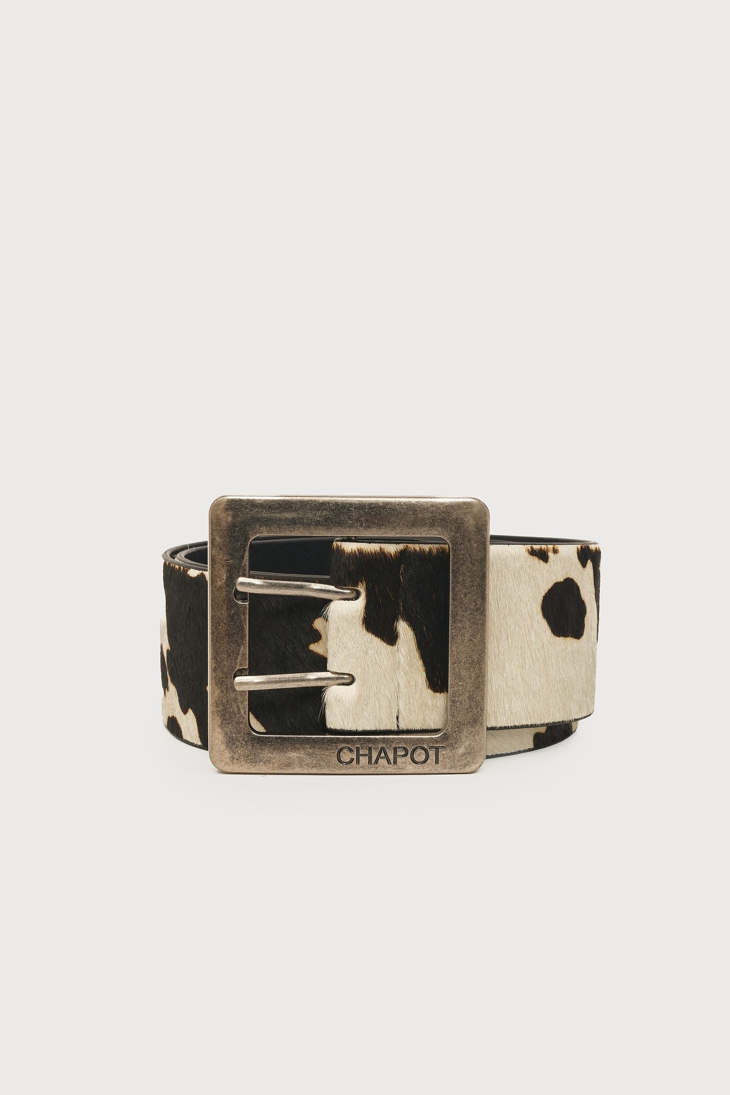 BOLD COW BELT COSY WHITE/BLACK 2