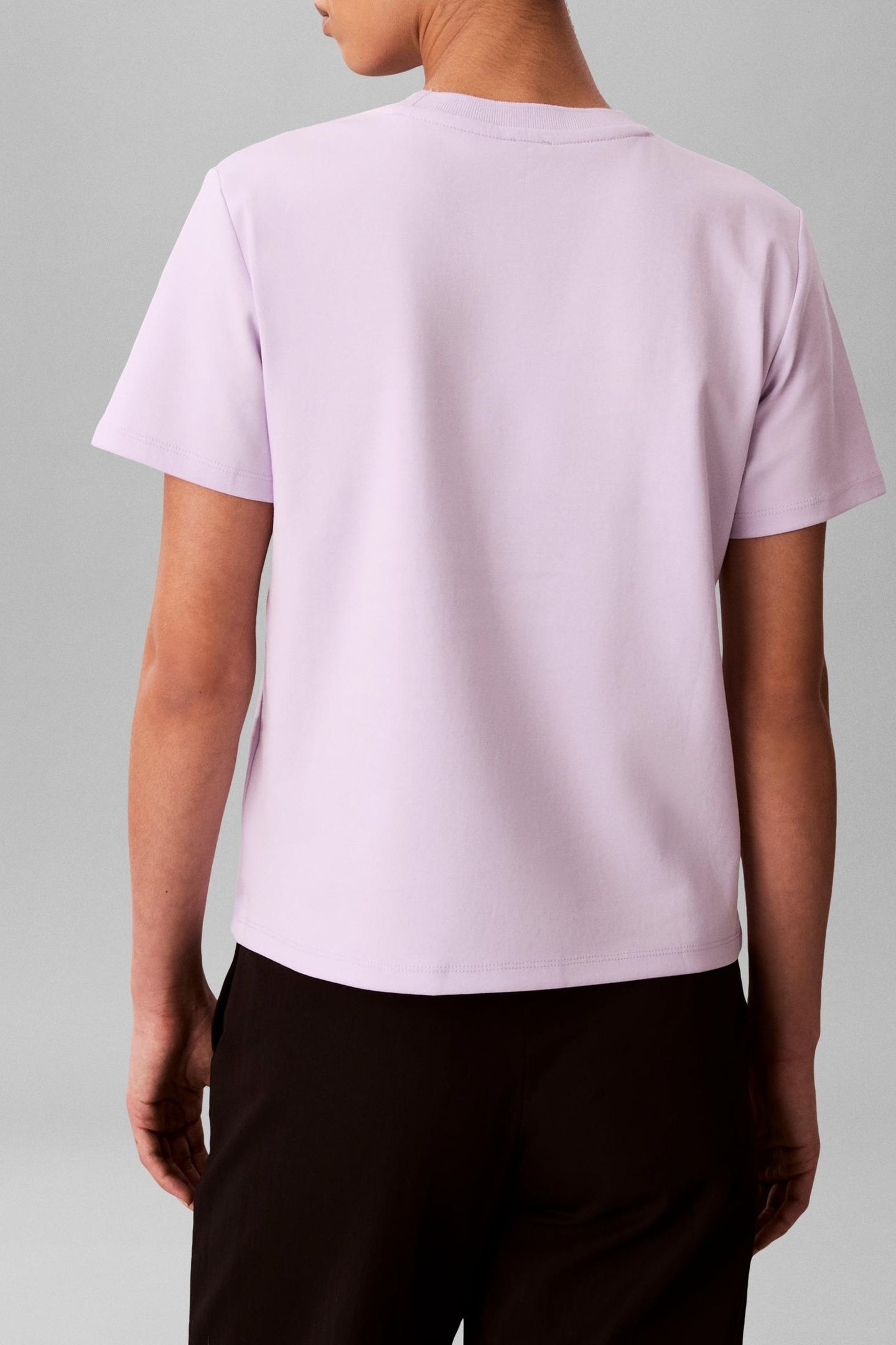 SS LUX COTTON INTERLOCK TEE ISLAND LILAC 3