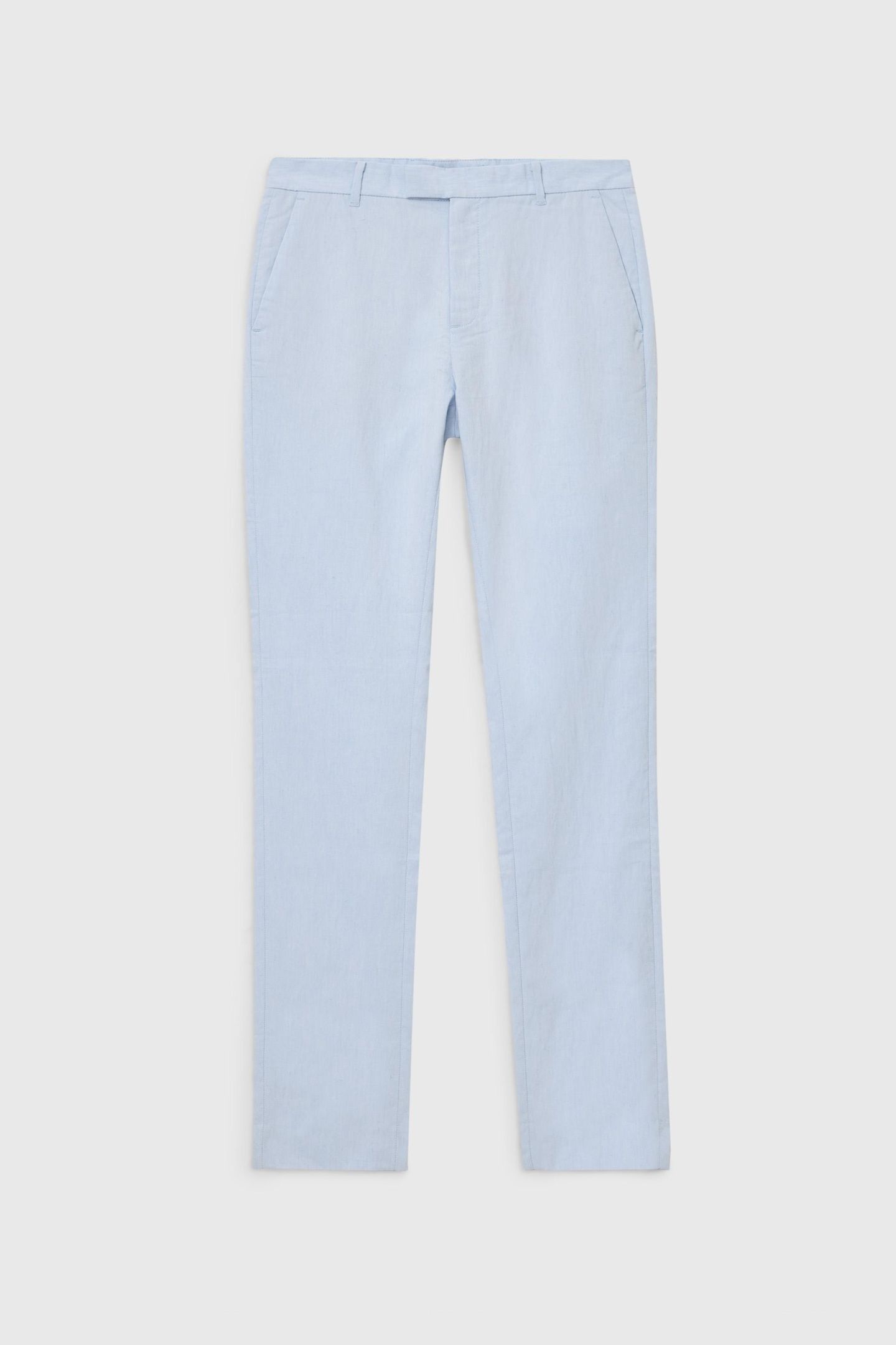 MERCER PANTS - SLIM FIT PANTS WITH WELT STEEL BLUE 2