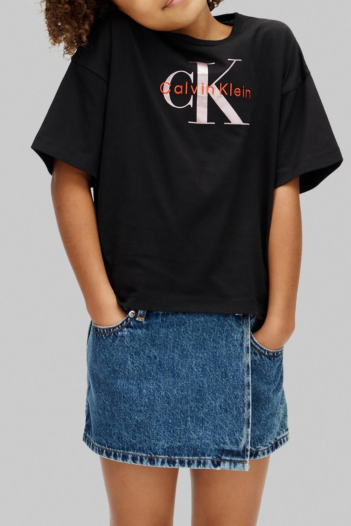 GIRLS SEASONAL MONOLOGO BLACK 2