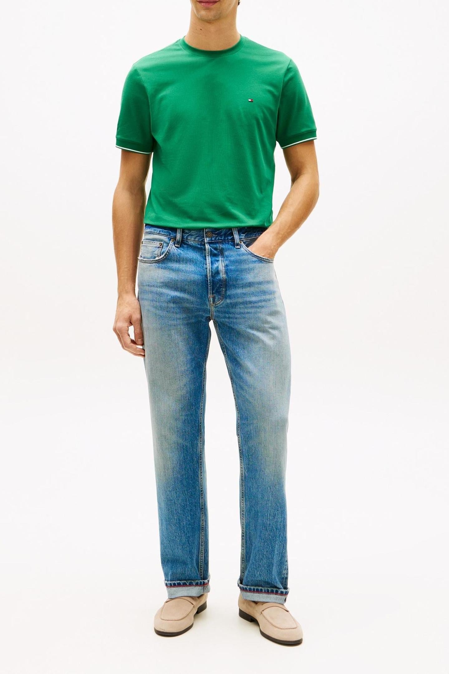 PERFORMANCE TIPPED T-SHIRT NOUVEAU GREEN 2
