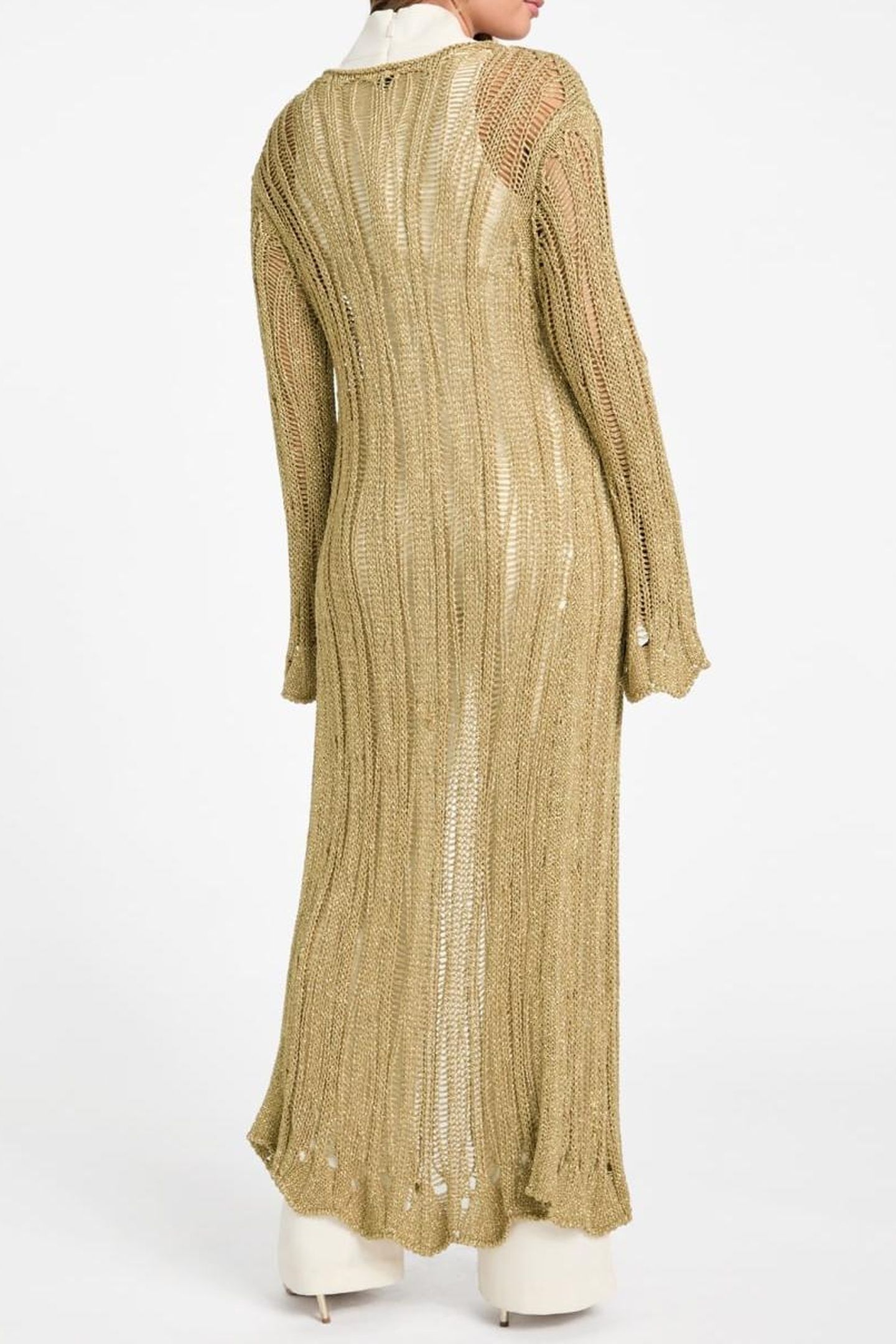 LUCKY LS LONG CARDI ANTIQUE GOLD MULTI 7