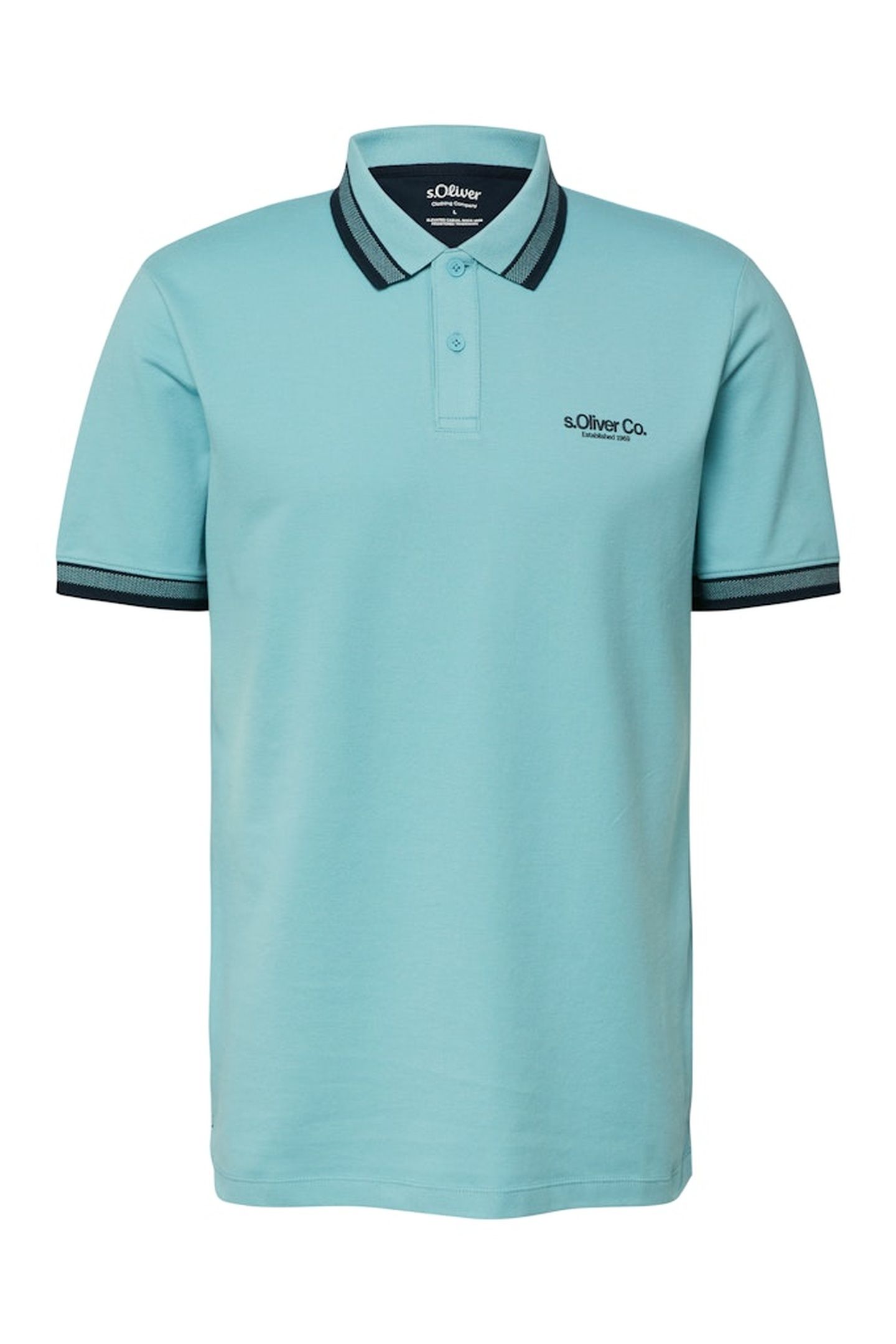 S.OLIVER POLOSHIRTS BLUE AQUA 4