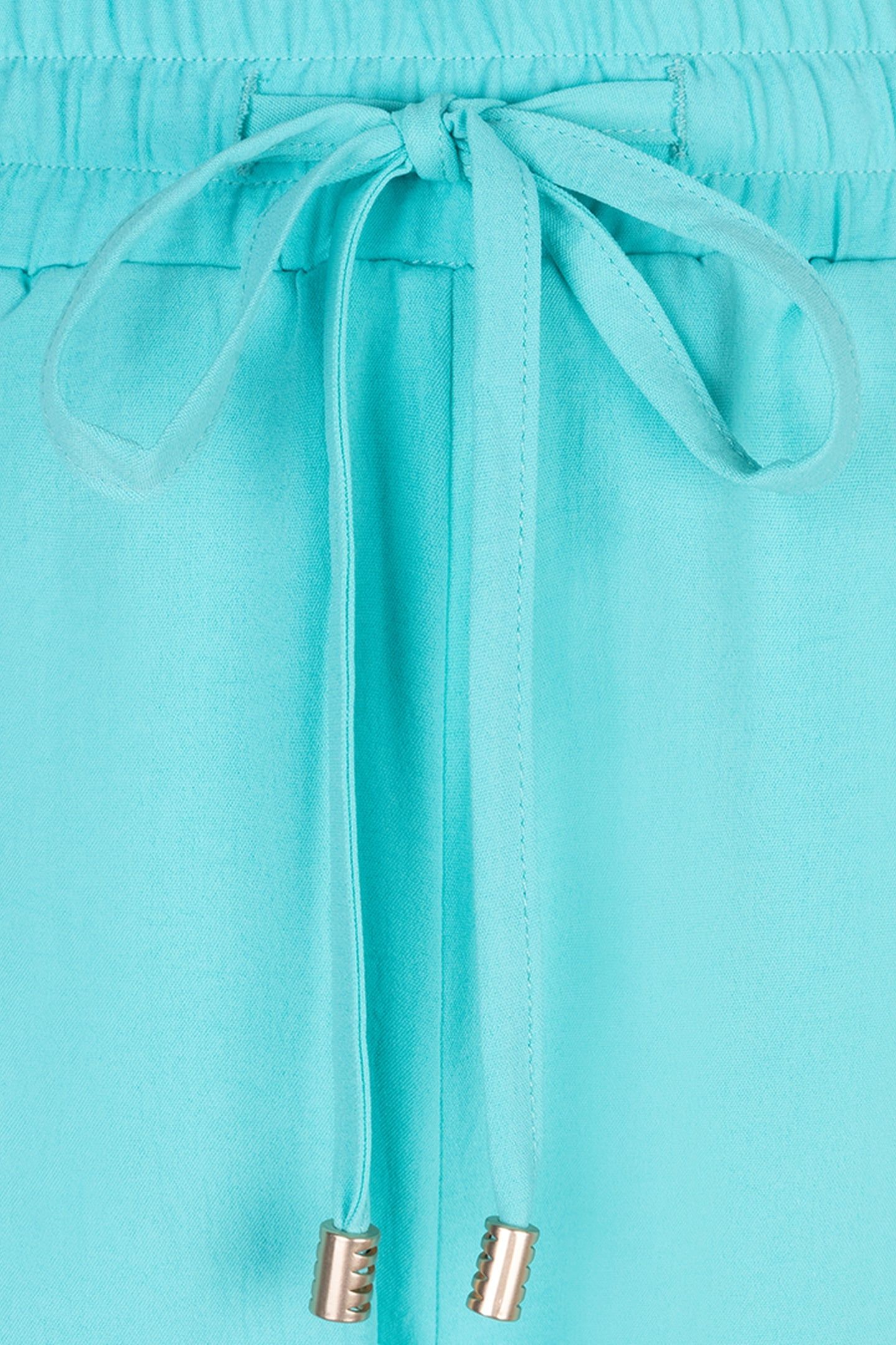 TROUSERS WIDE ELASTIC CRINKLE LAGOON 7