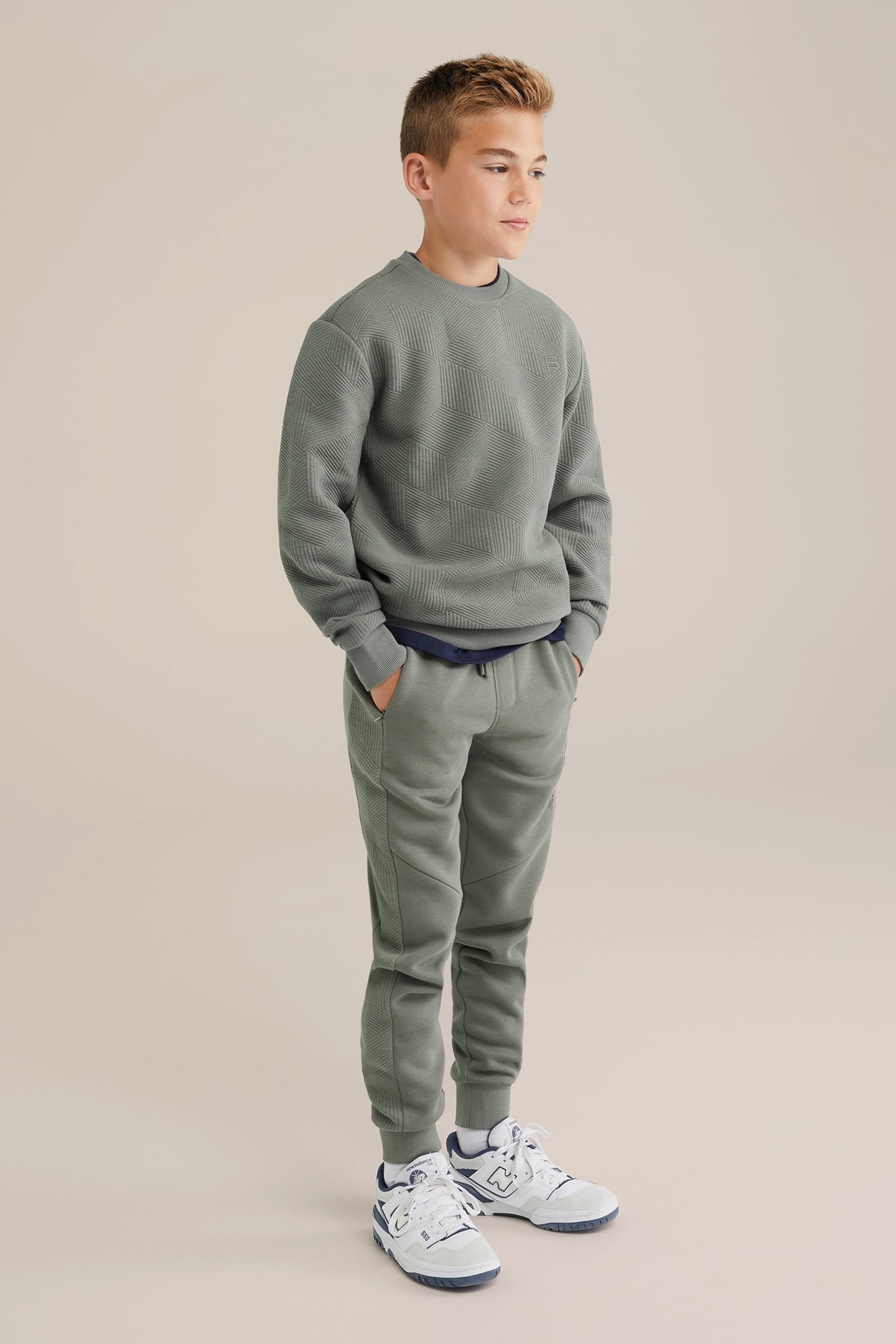 JOGGING PANTS GREYISH GREEN 2