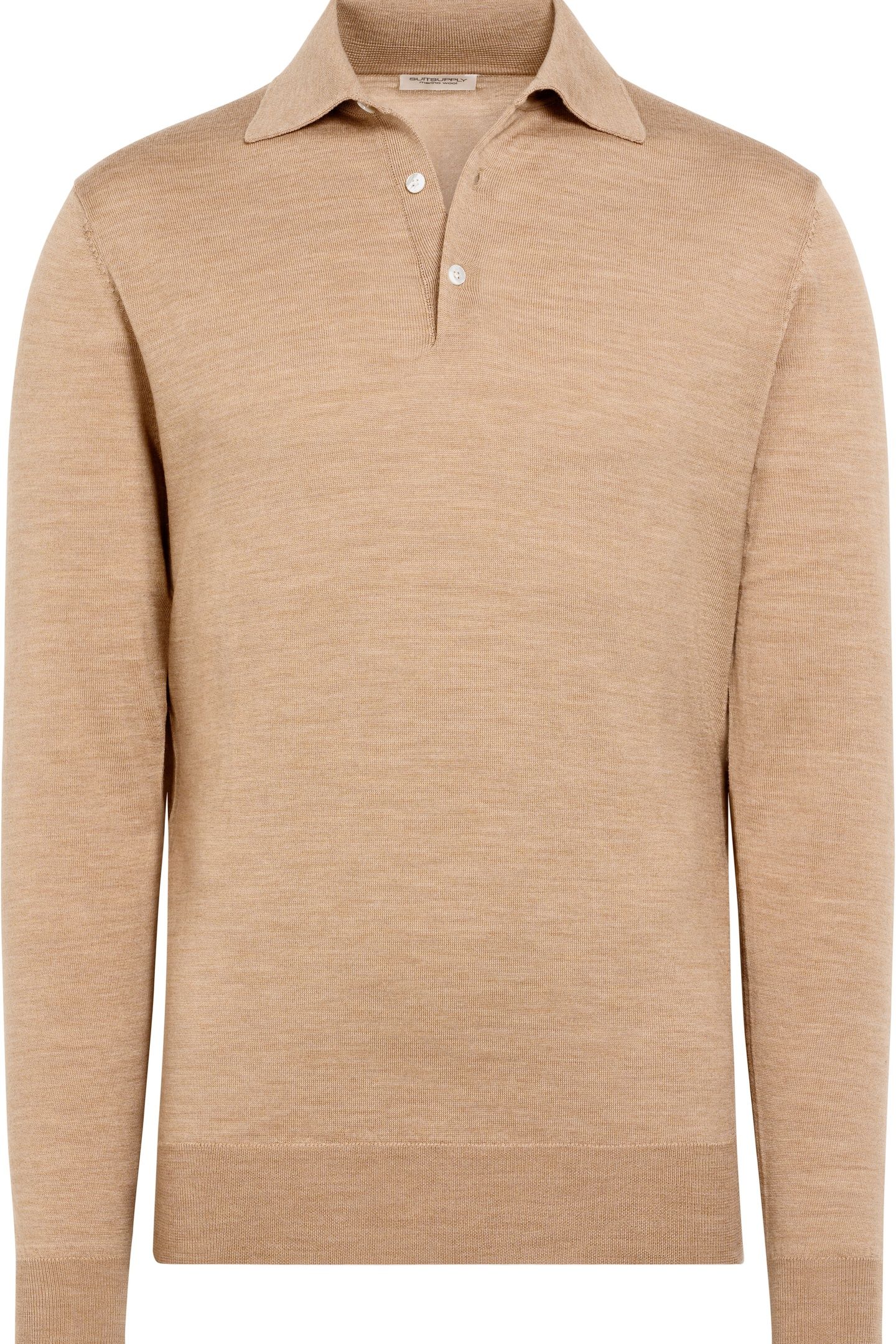 LS BUTTON POLO CAMEL (OO) POLO 6