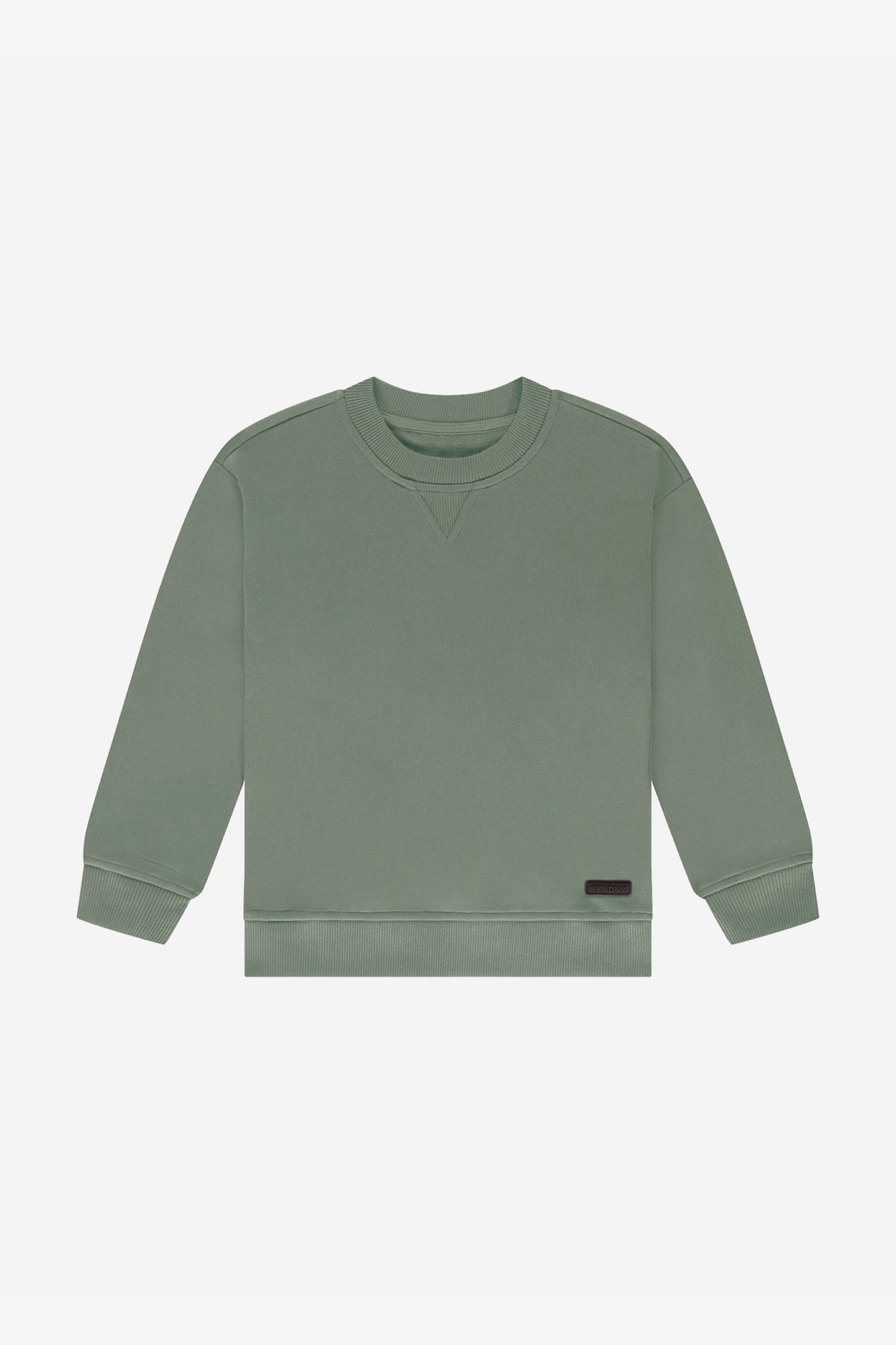CRACKED SWEATSHIRT GREY GREEN 1
