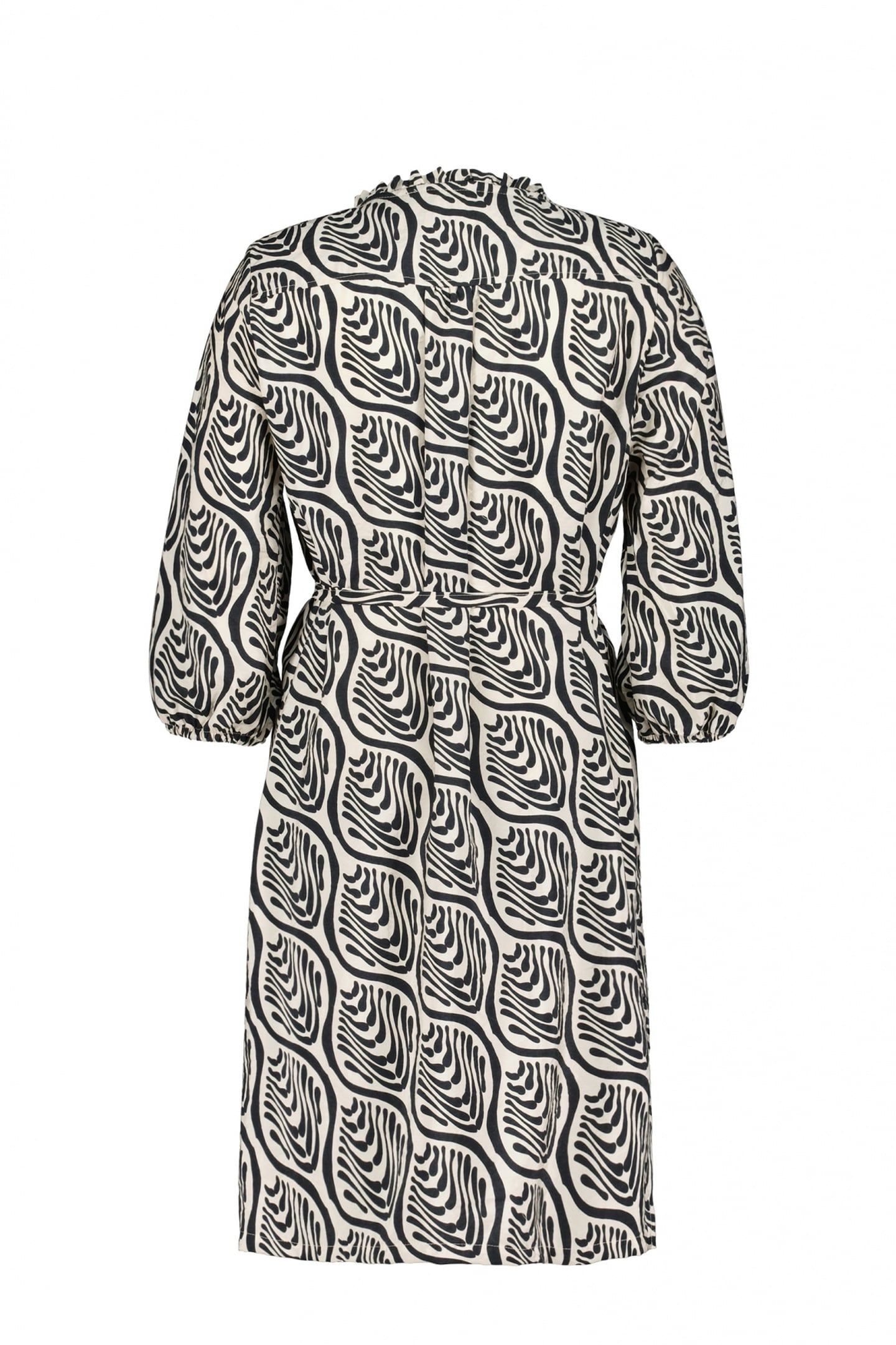 TUNIC ELVI FEATHER GREY WITH PALETTE PRINT 5