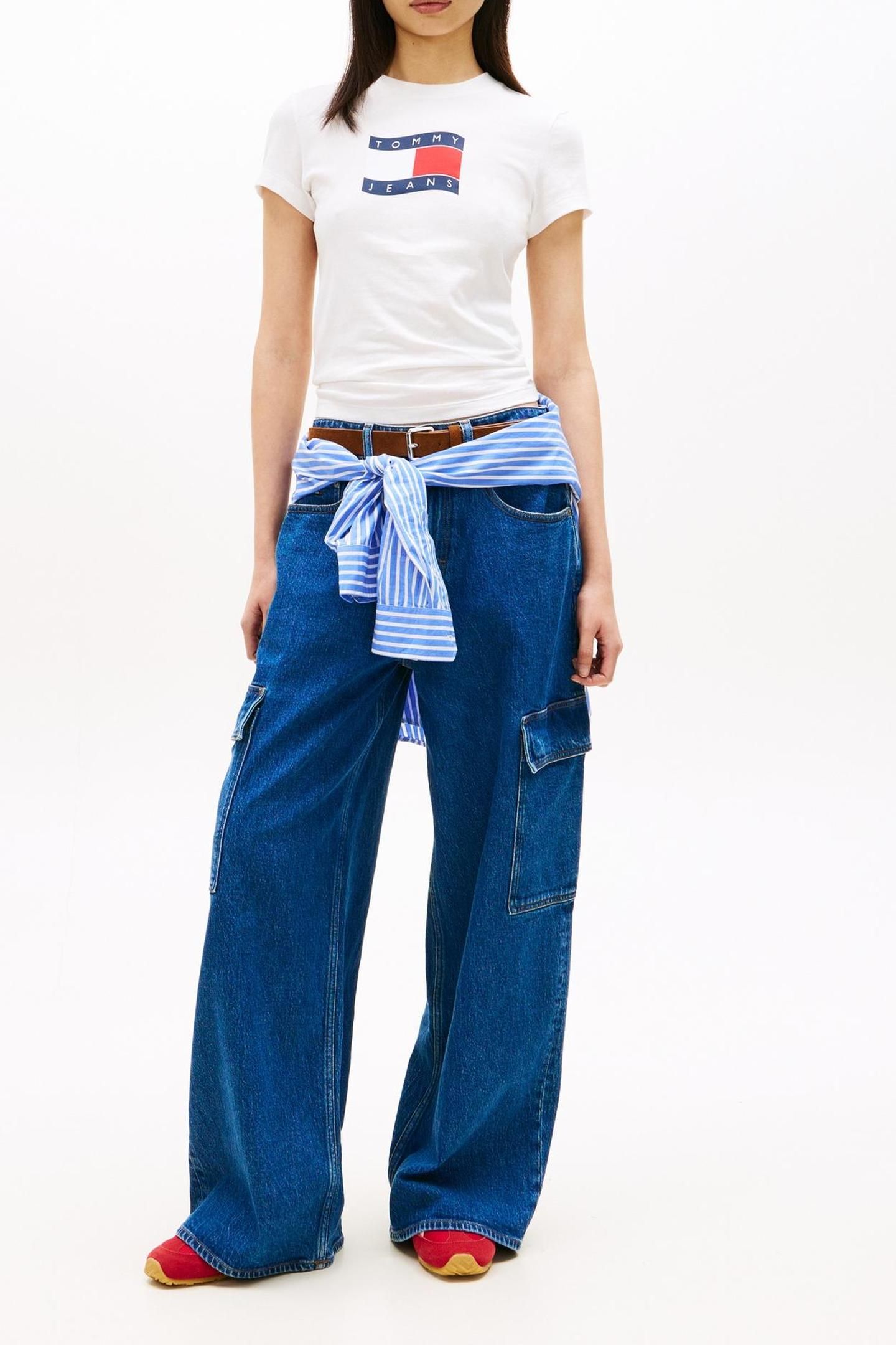 TJW SLIM WAVY FLAG T-SHIRT ECRU 2