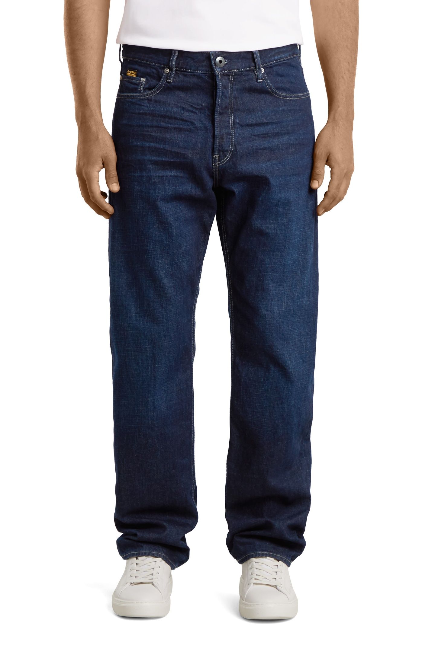 DAKOTA REGULAR STRAIGHT WORN IN DEEP MARINE 3