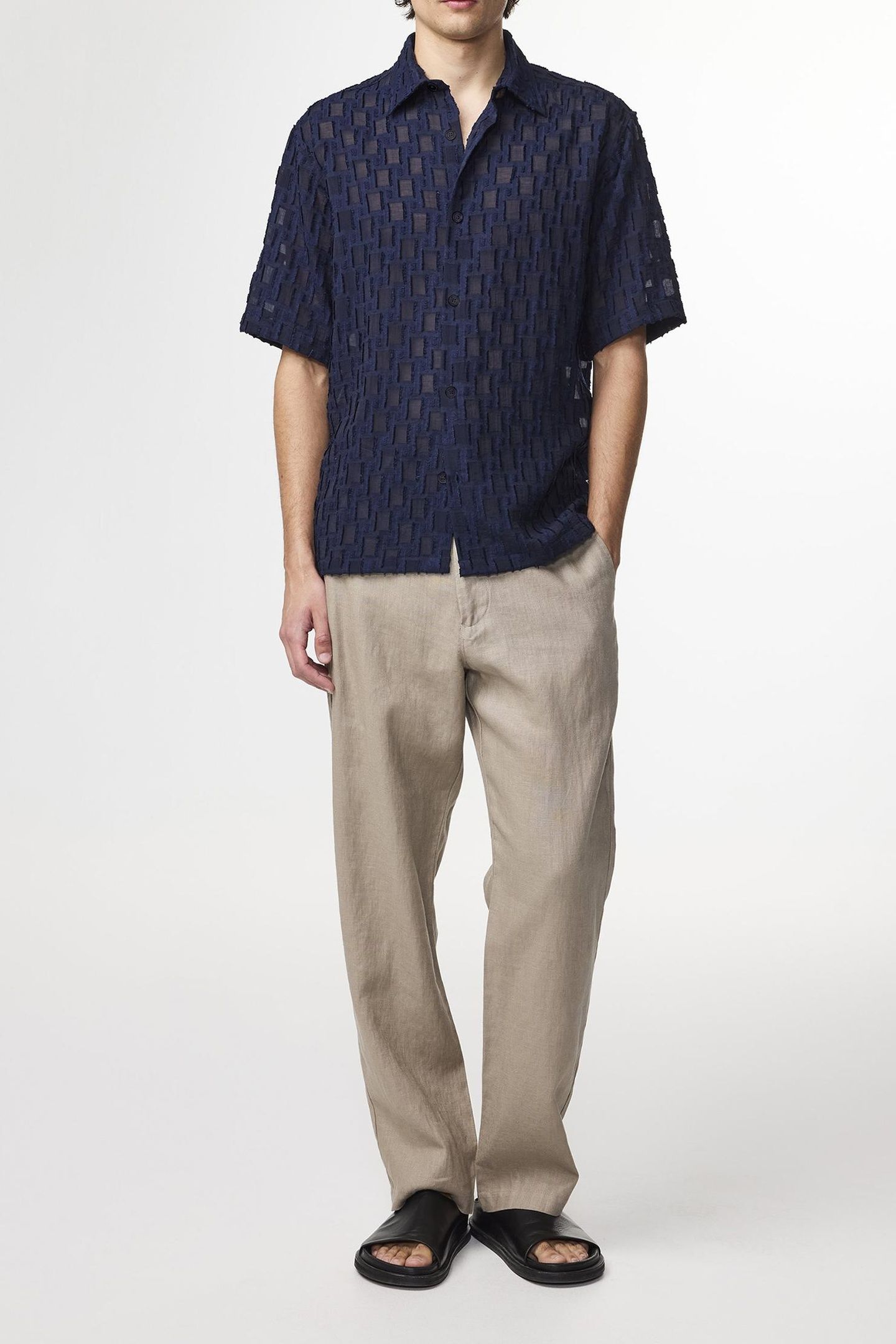 FREDDY SS NO PKT 5025 SHORT SLEEVE NAVY BLUE 2