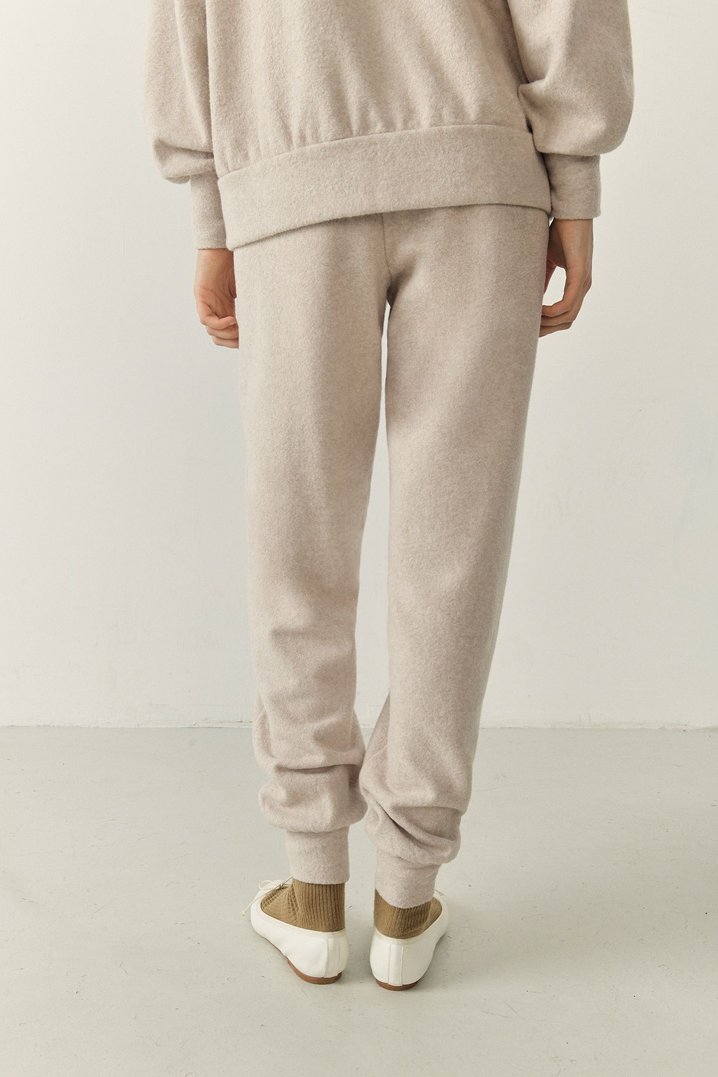 UDOW SWEAT PANTS BEIGE CHINE 7