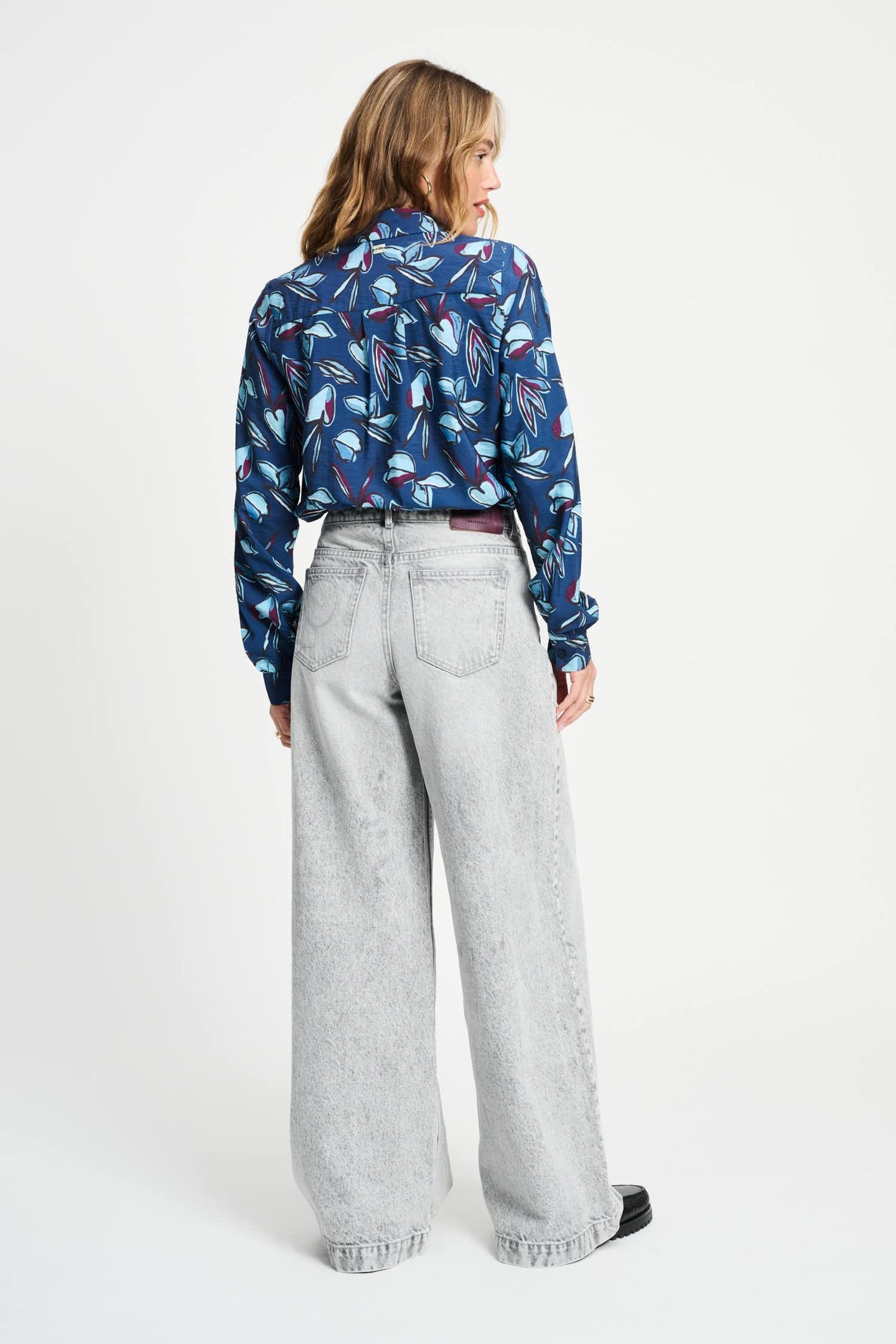 JEANS - BAGGY WIDE LEG GREY 4