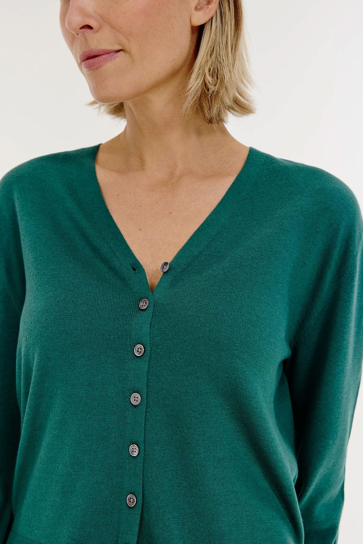 BERCO CARDIGAN DARK GREEN 4