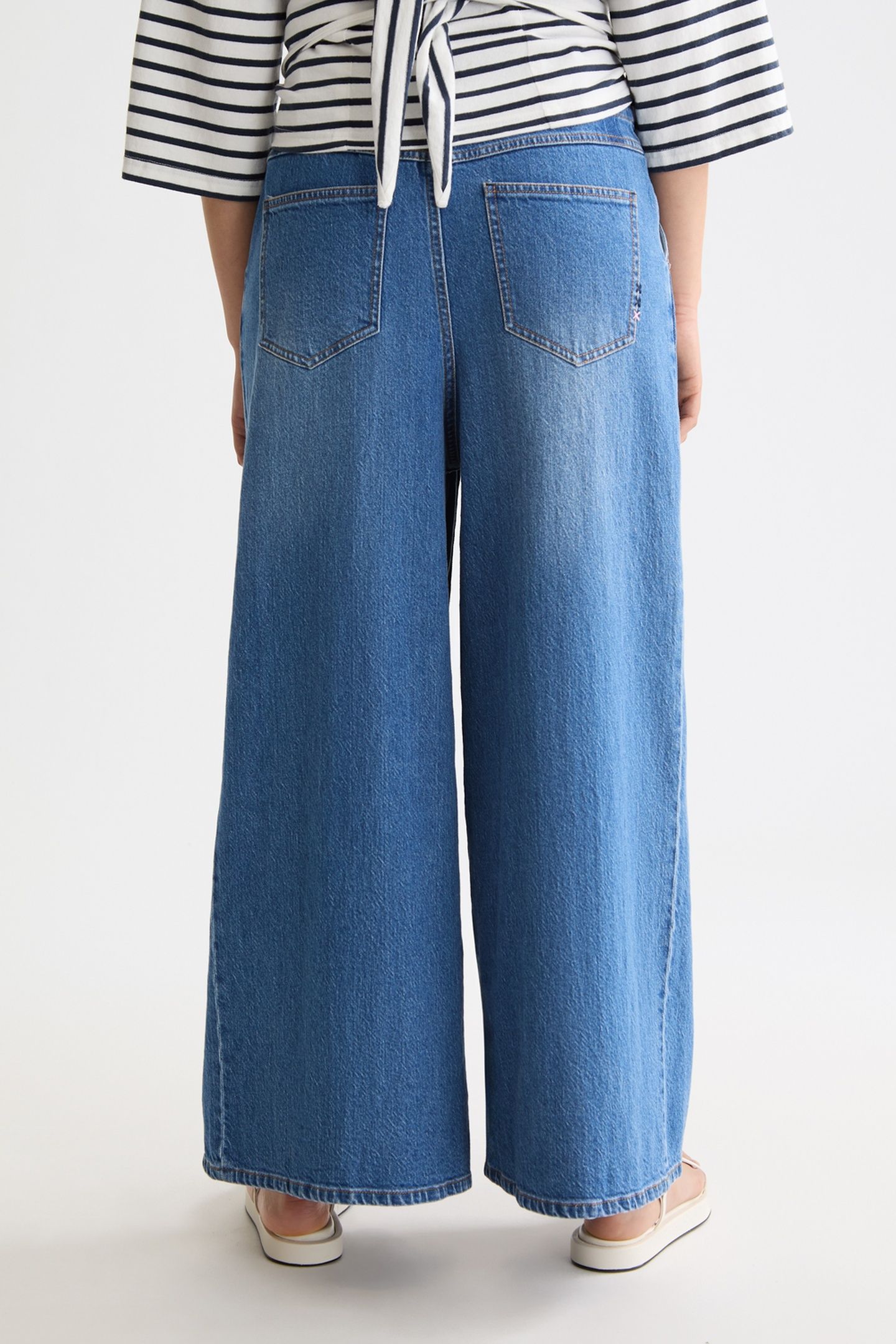 THE WAVE CUSTOM CROPPED WIDE LEG JEANS — ART FROM THE HEART 4