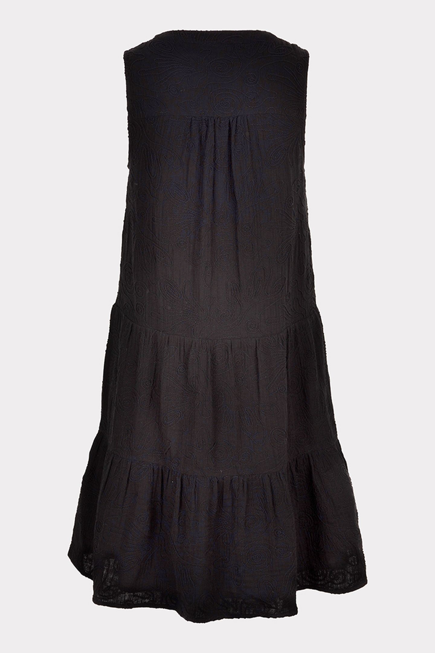 DRESS 3D EMBROIDERY BLACK 5