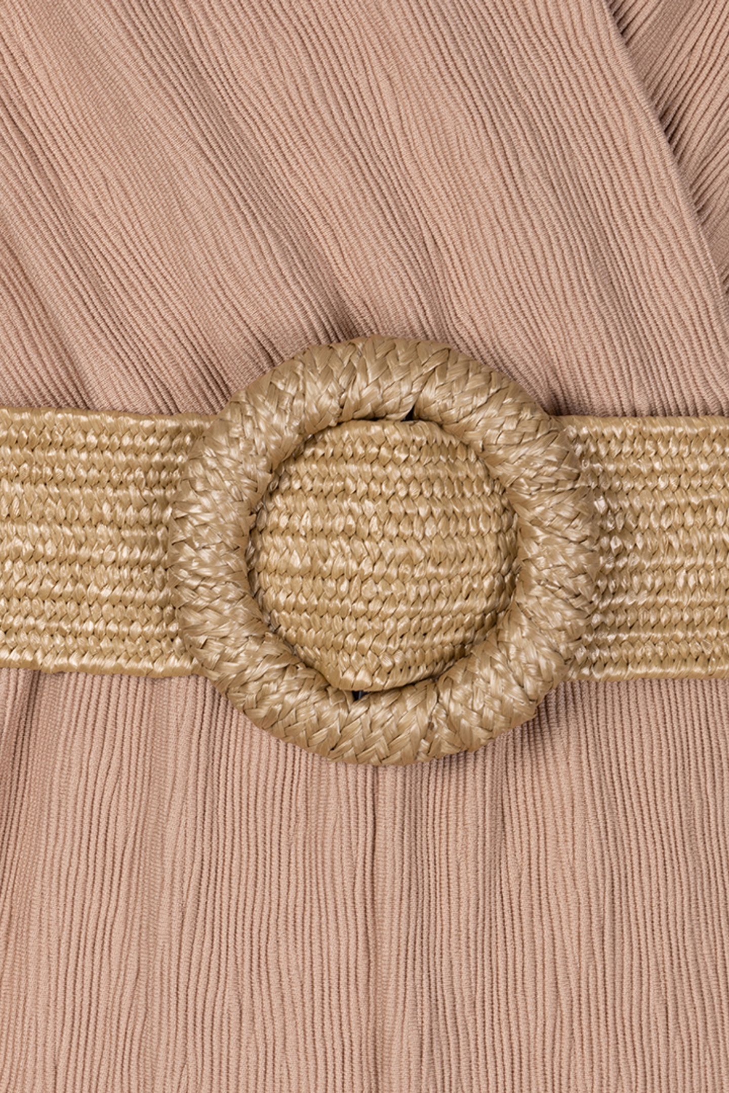 JUMPSUIT FANCY CRINKLE DARK SAND 7