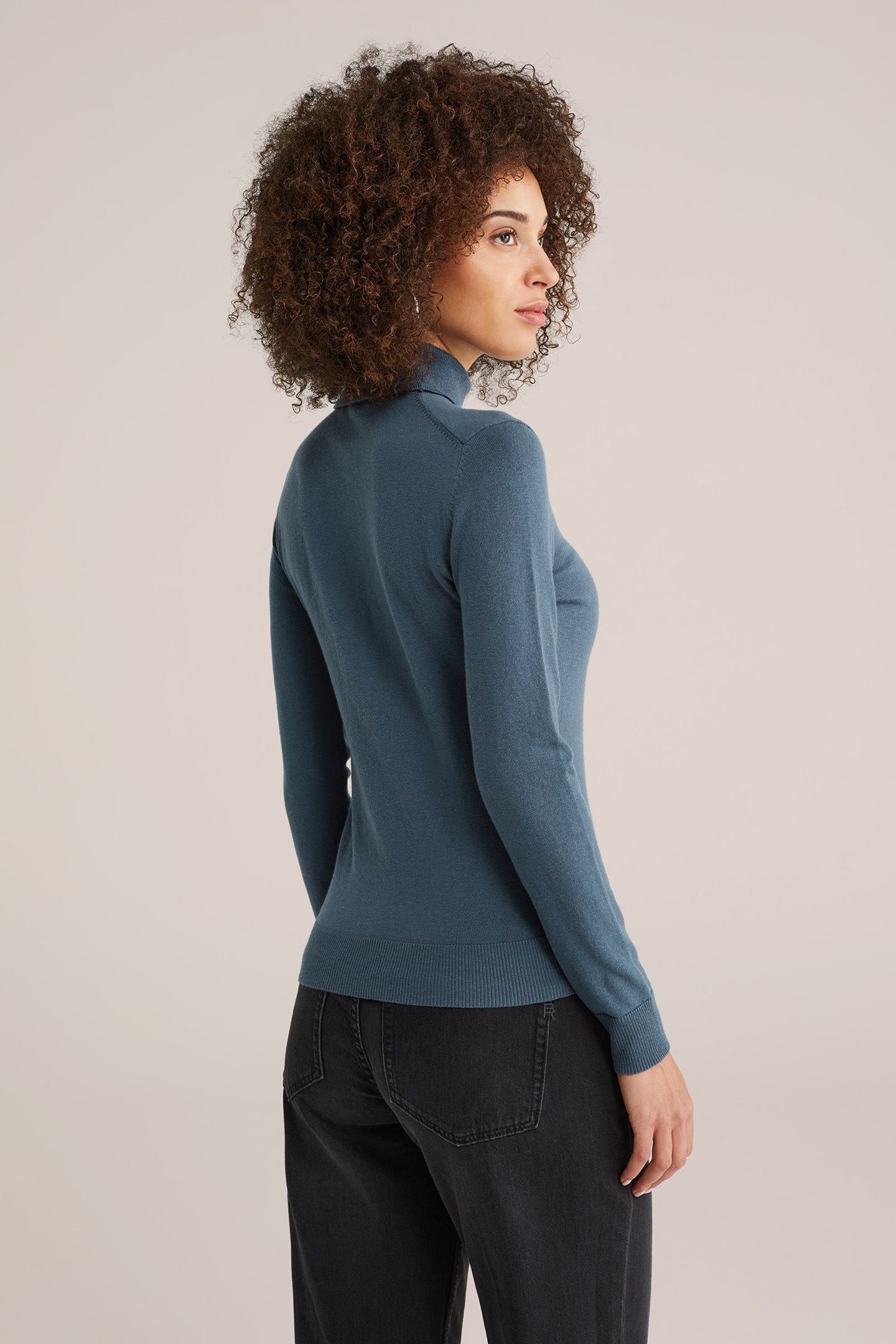 KNITTED PULLOVER GREYISH BLUE 2