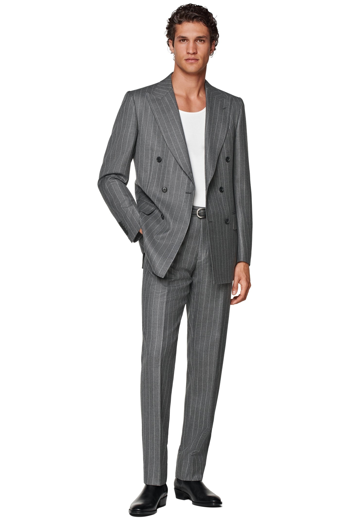 MILANO MID GREY PURE WOOL NESTED SUITS MID GREY 1