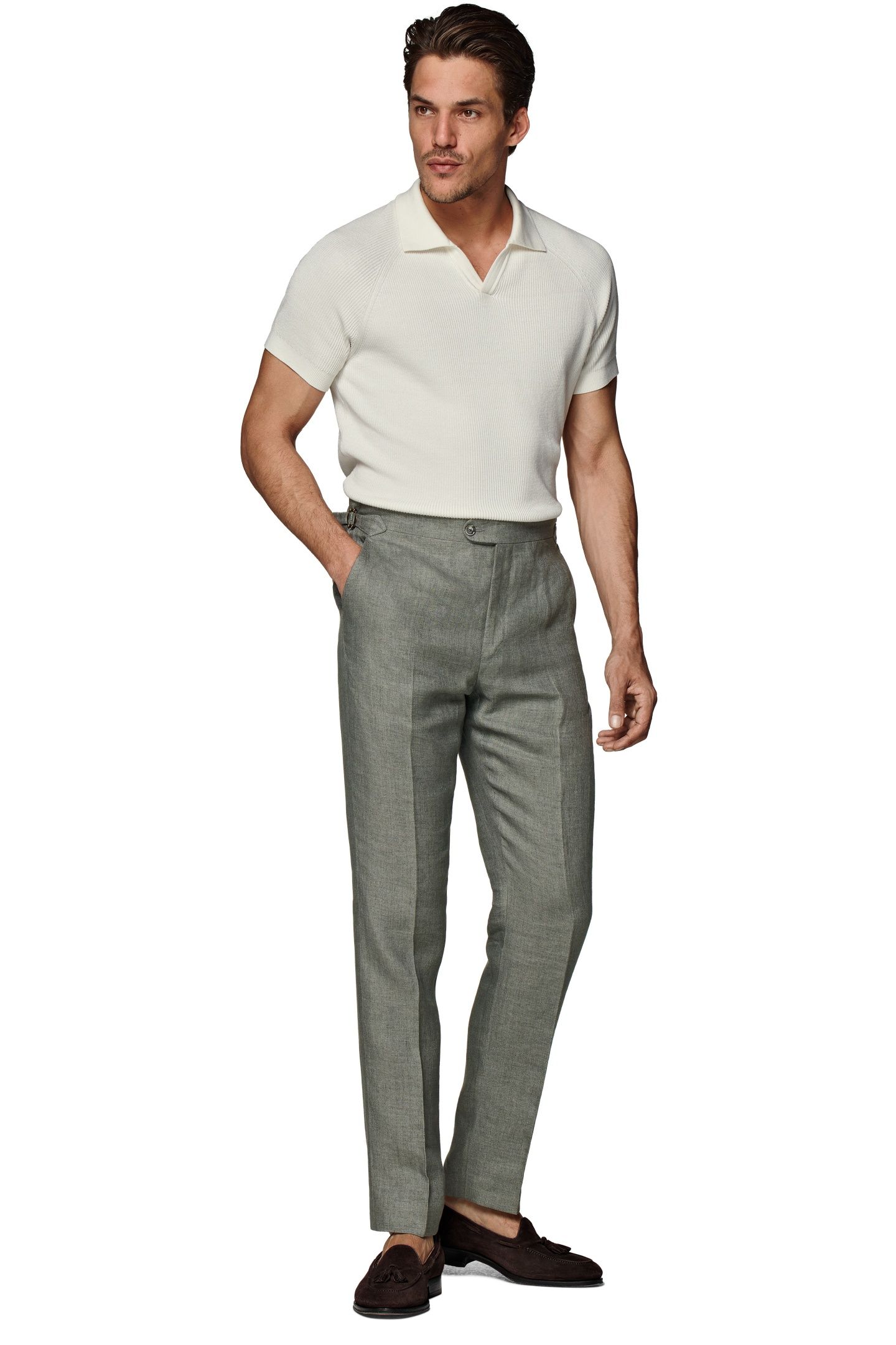 SOHO-MID-GREEN SEPARATE SUIT TROUSERS MID GREEN 4