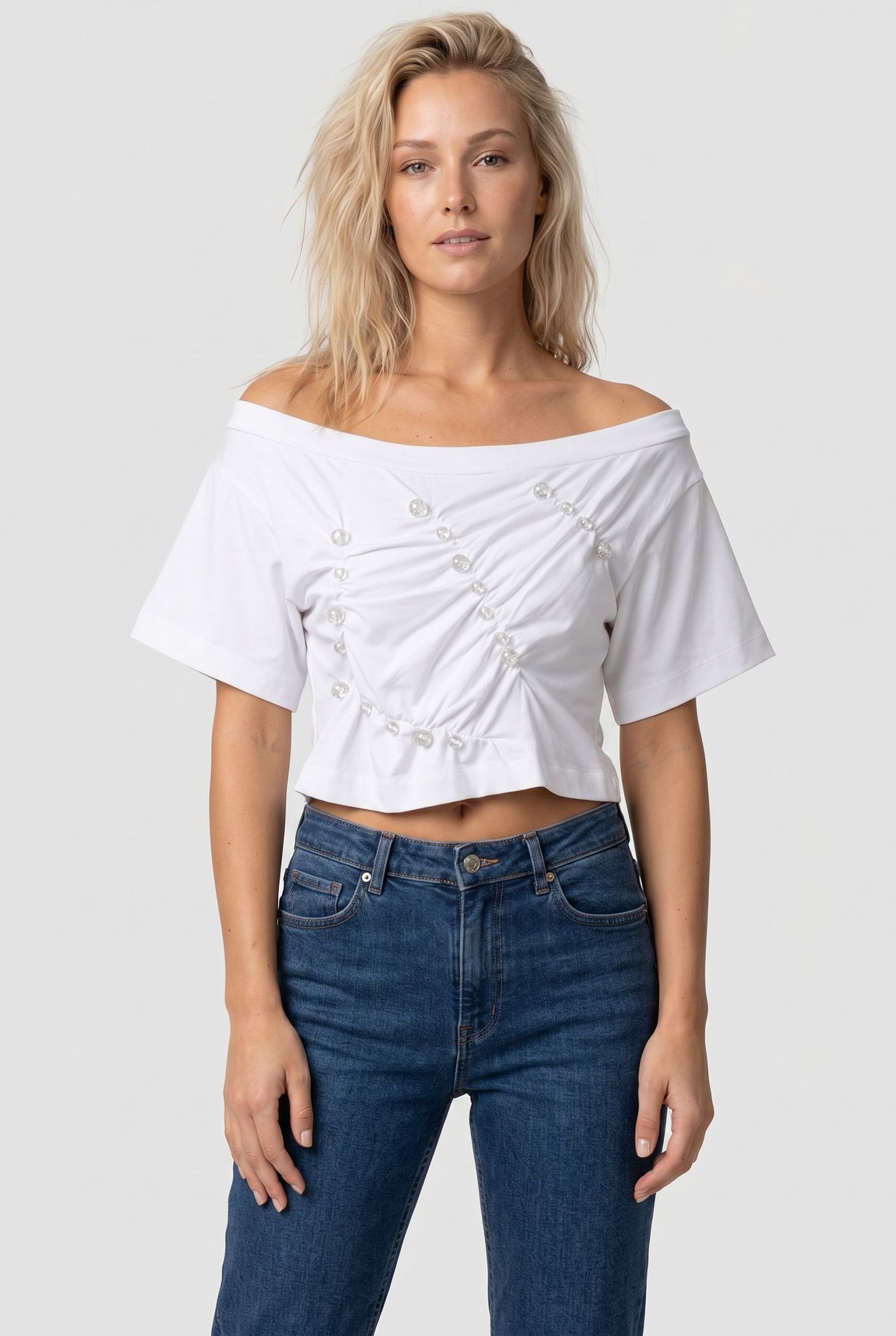 ALMIRA JERSEY TOP WHITE 1
