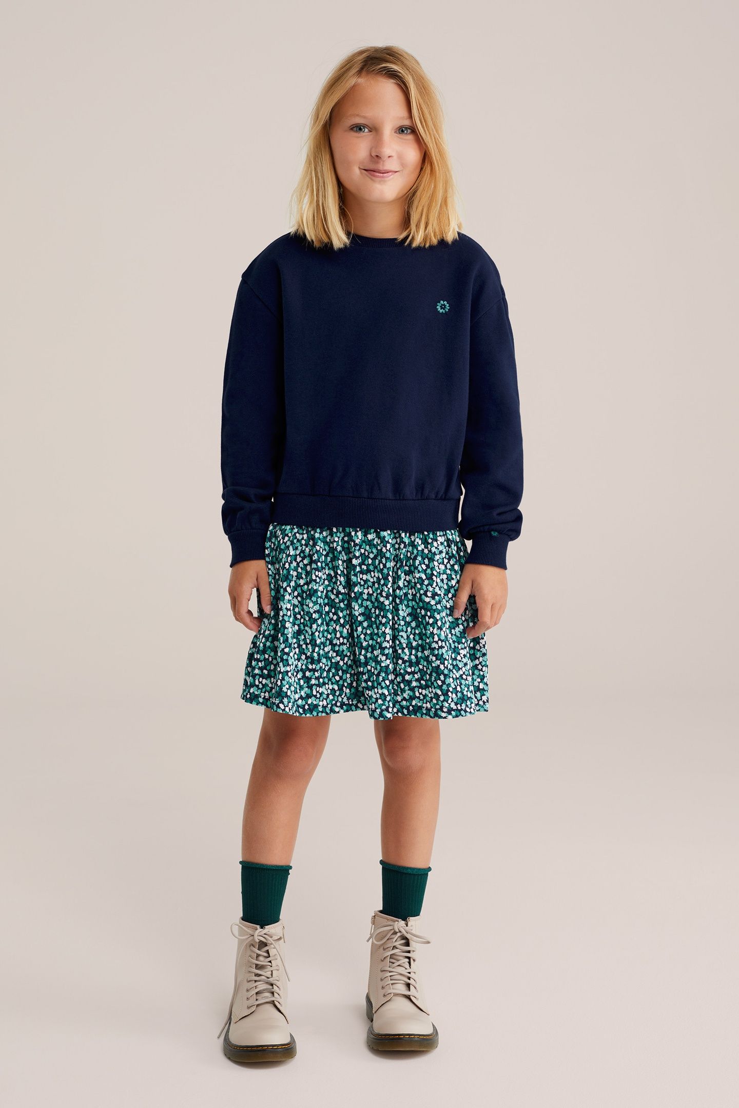 DRESS SHORT DARK BLUE 2