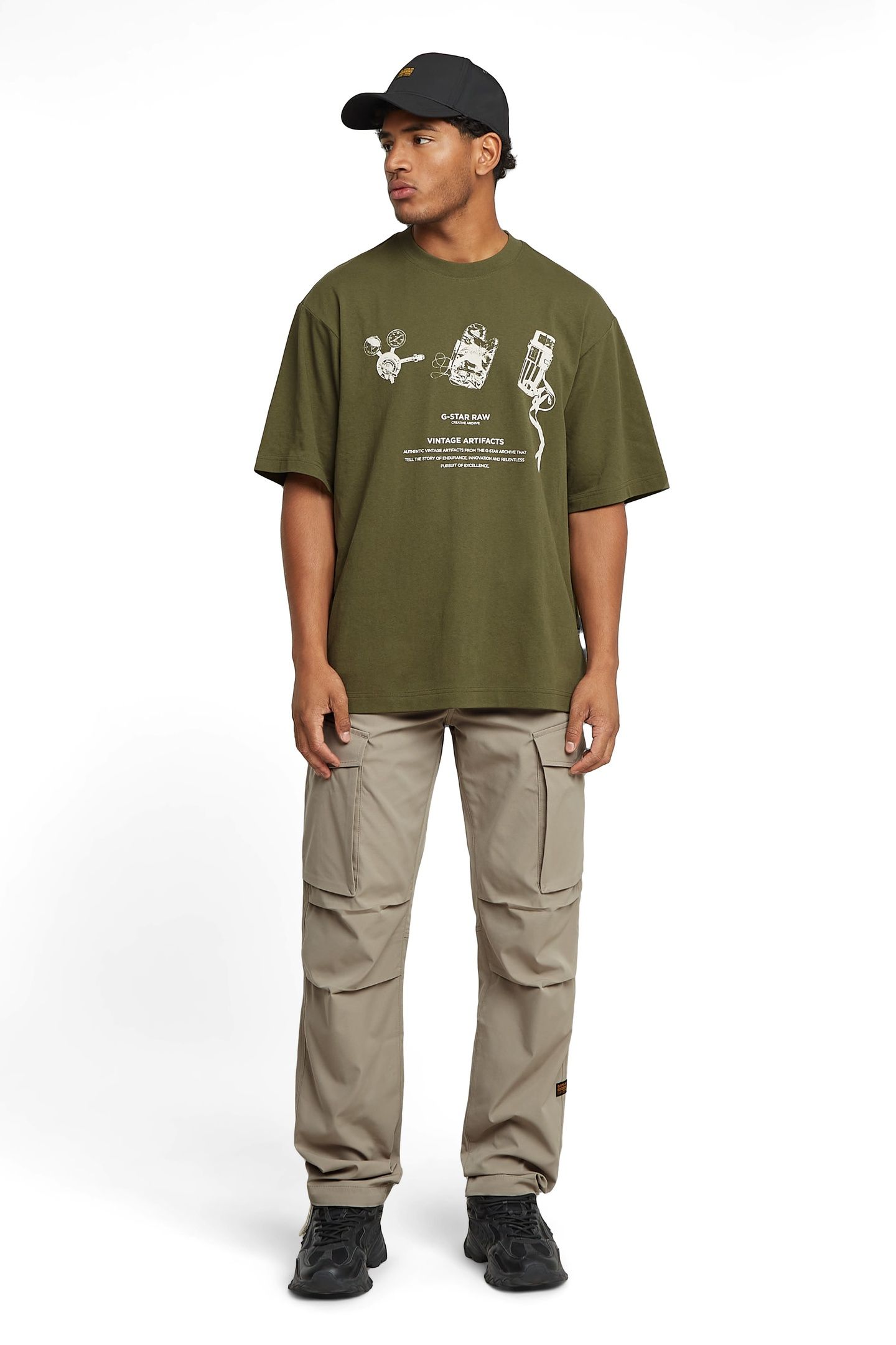 CORE REGULAR CARGO VINTAGE KHAKI 1