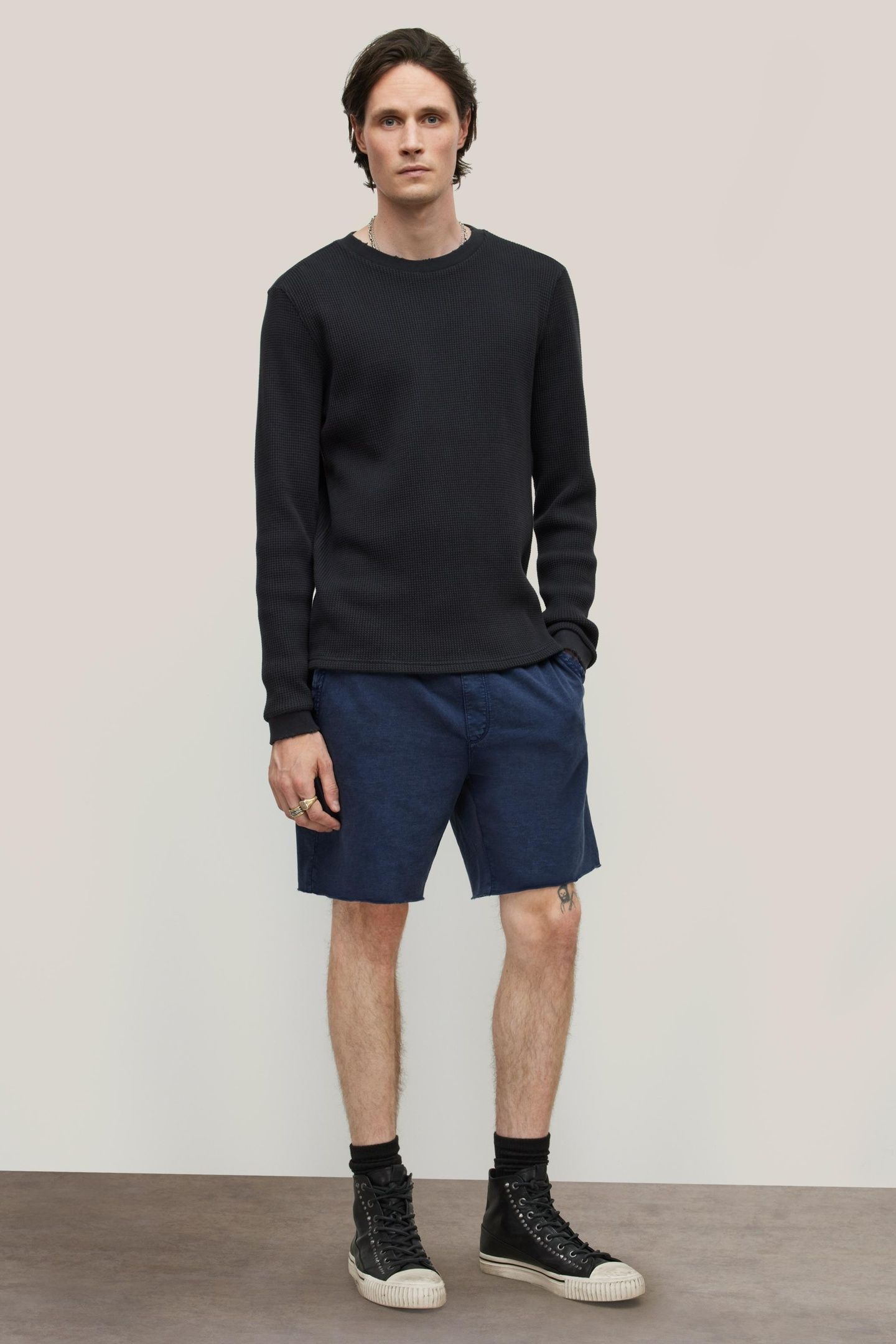YORK GARMENT DYE FRENCH T NAVY 2