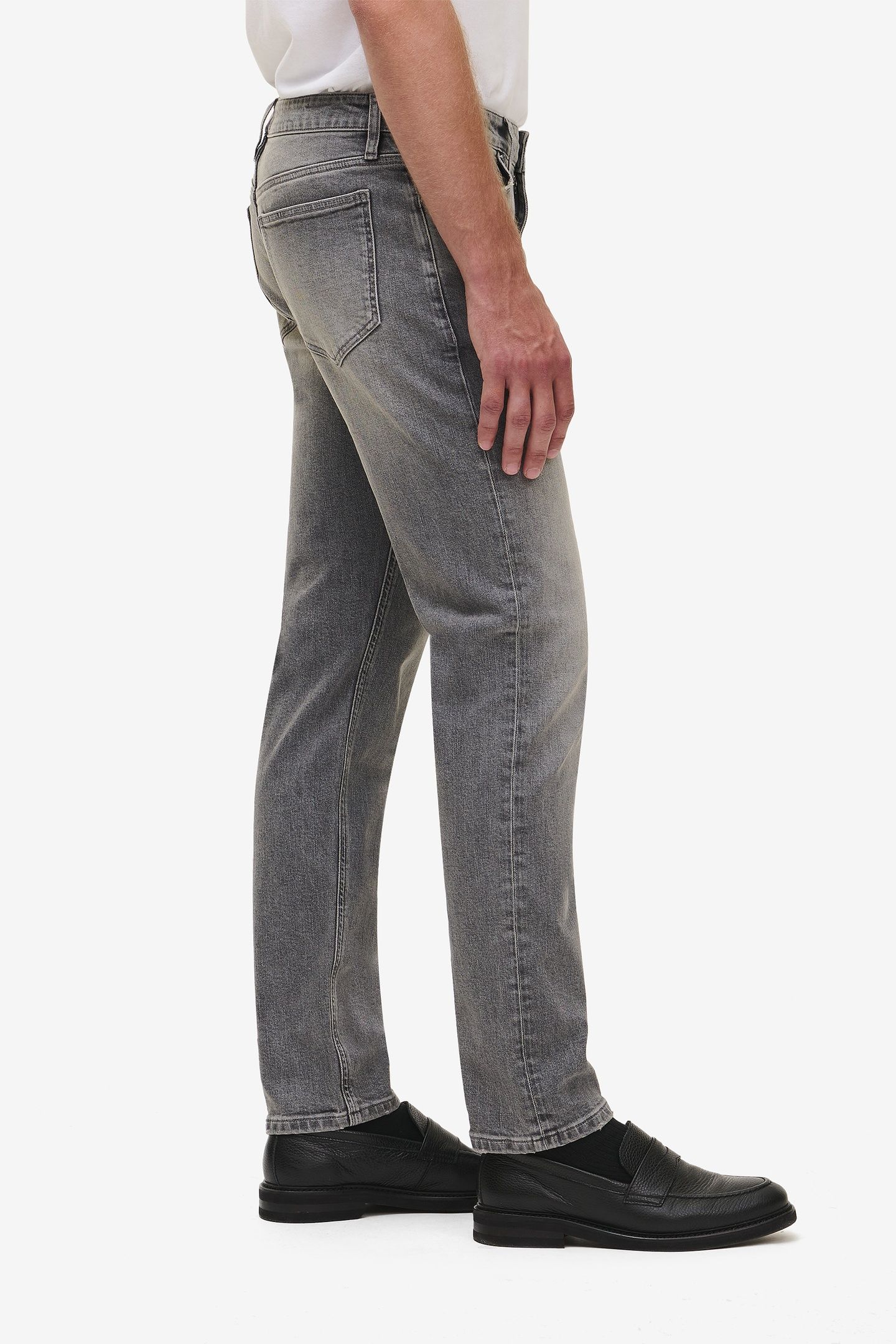 YAMANE MIDWEIGHT COTTON-STRETCH GREY 3