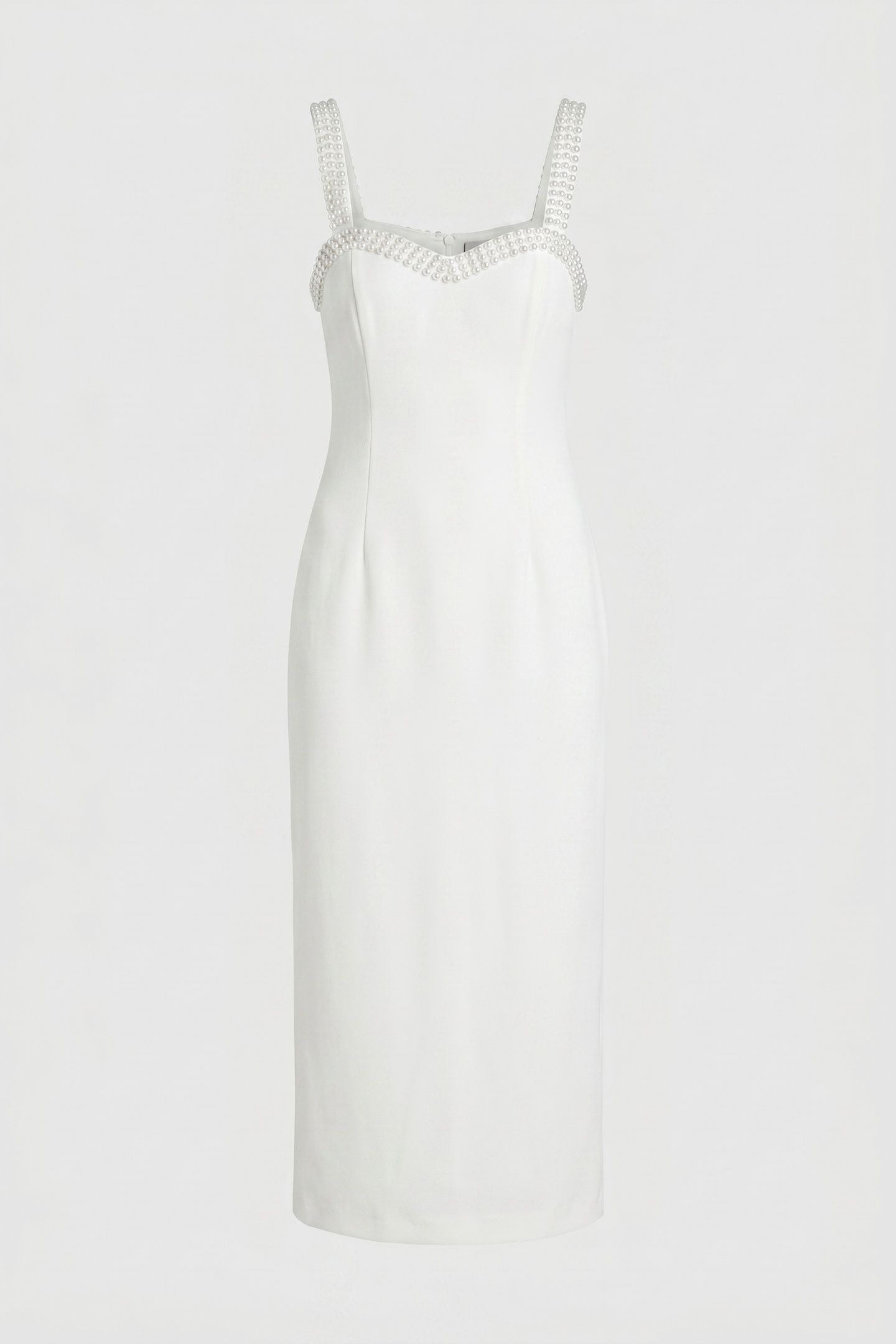 PEARL MIDI DRESS WHITE 5