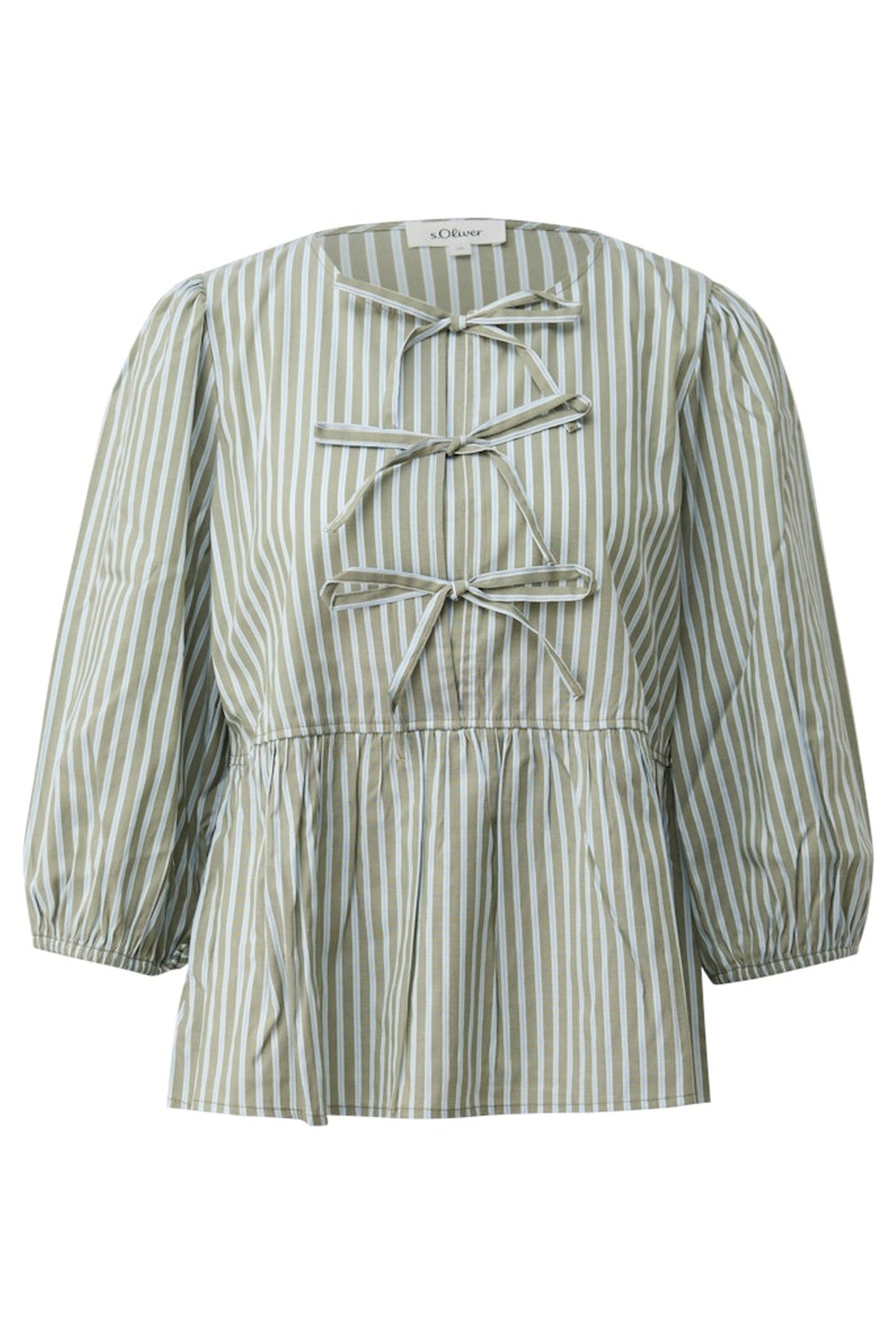 S.OLIVER BLOUSES ARMY GREEN 1