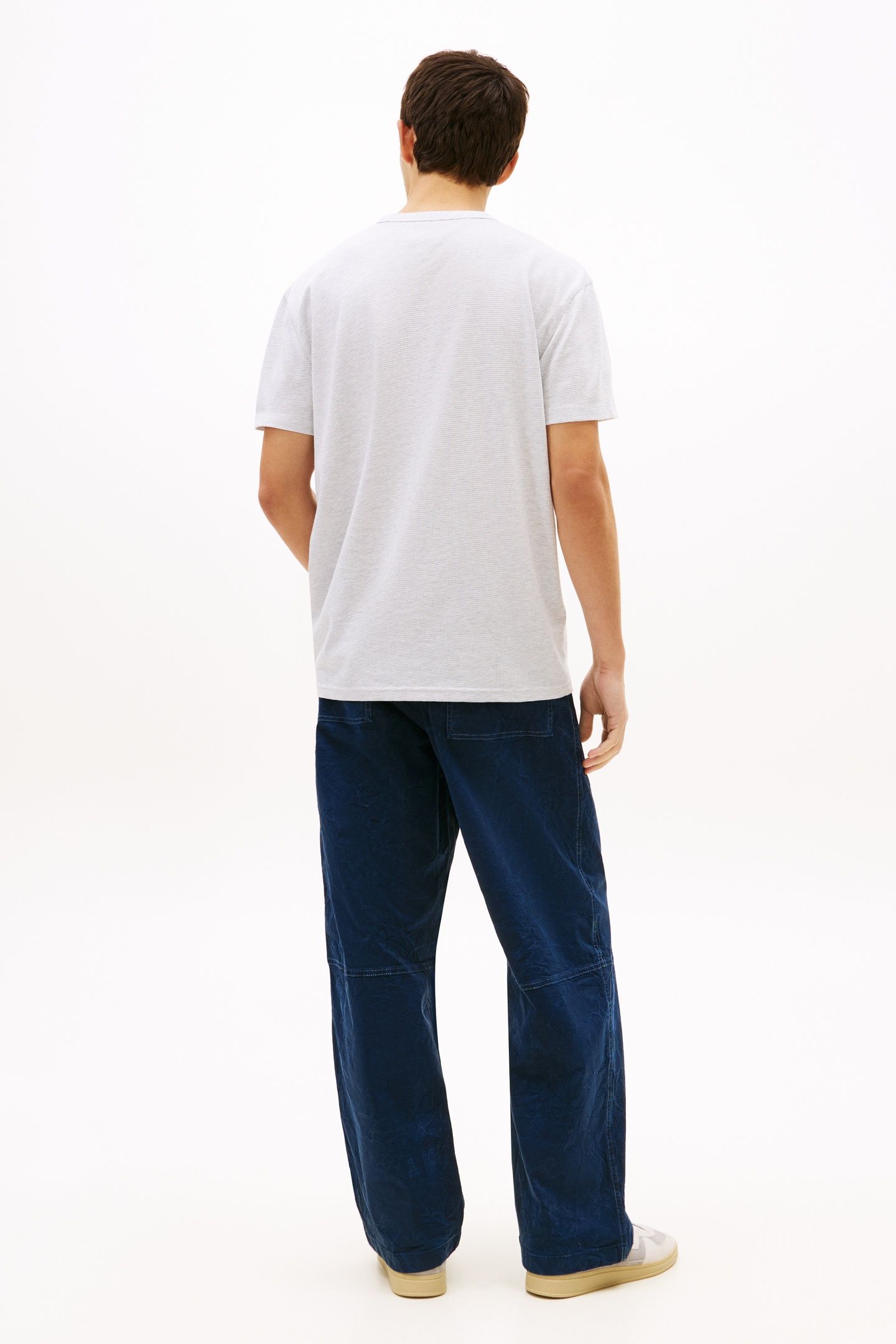 TJM REGULAR WAFFLE SS TEE ICE GREY HEATHER 3