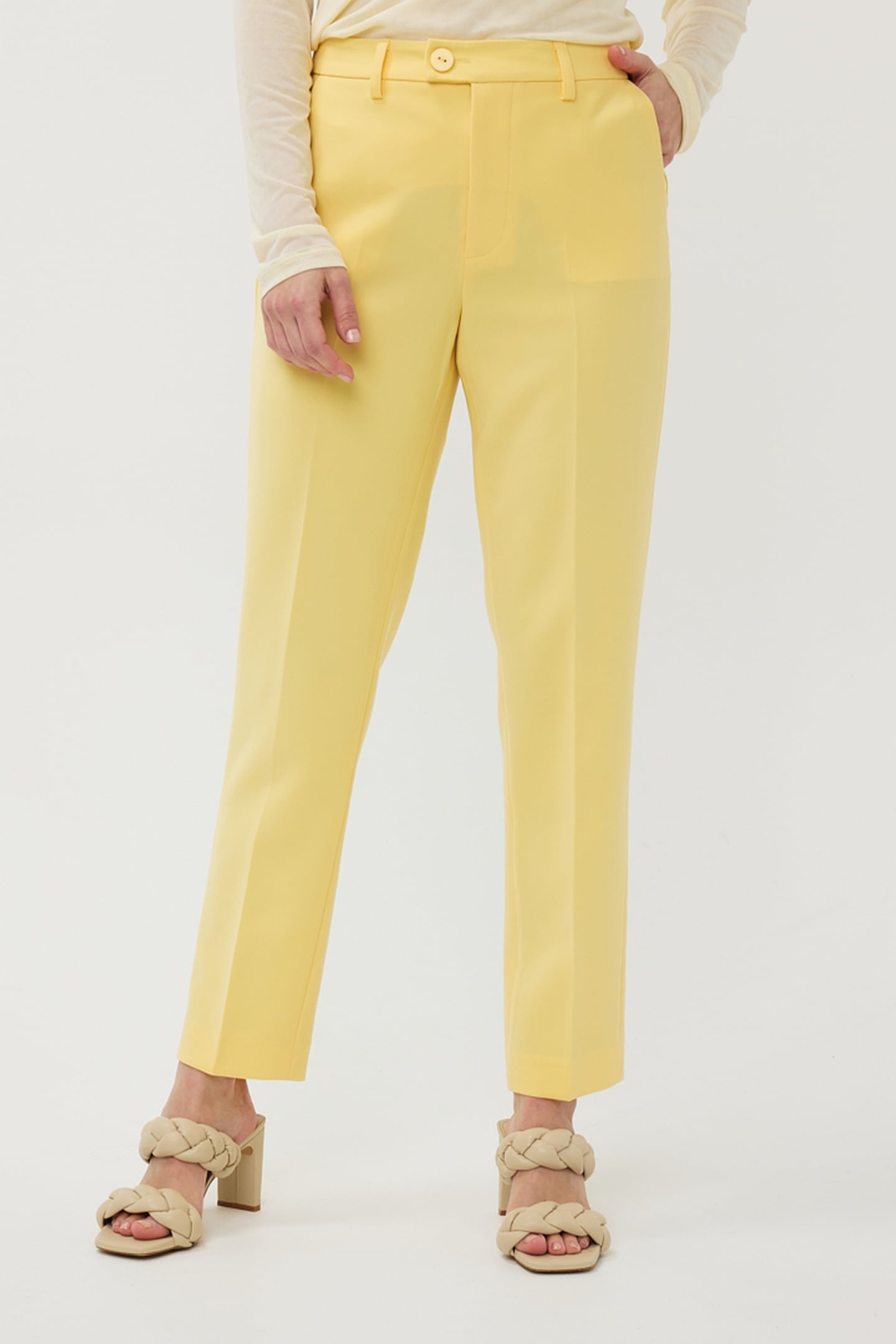 TROUSERS CHINO CITY YELLOW 1