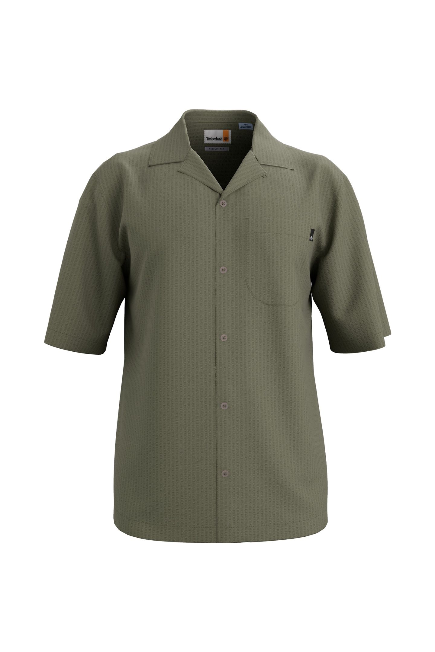 SS SEERSUCKER RESORT SHIRT MEDIUM GREEN 1