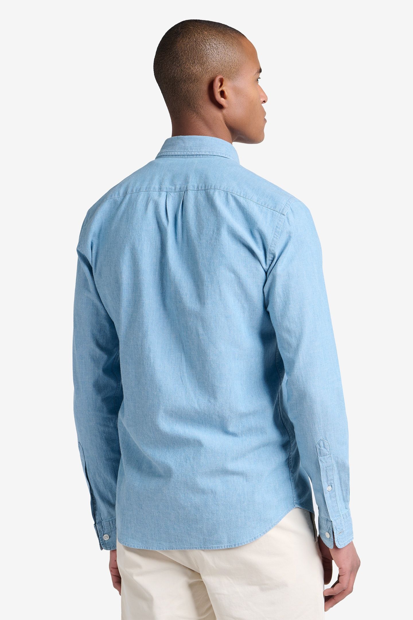 FELIX CHAMBRAY DENIM COTTON INDIGO 3