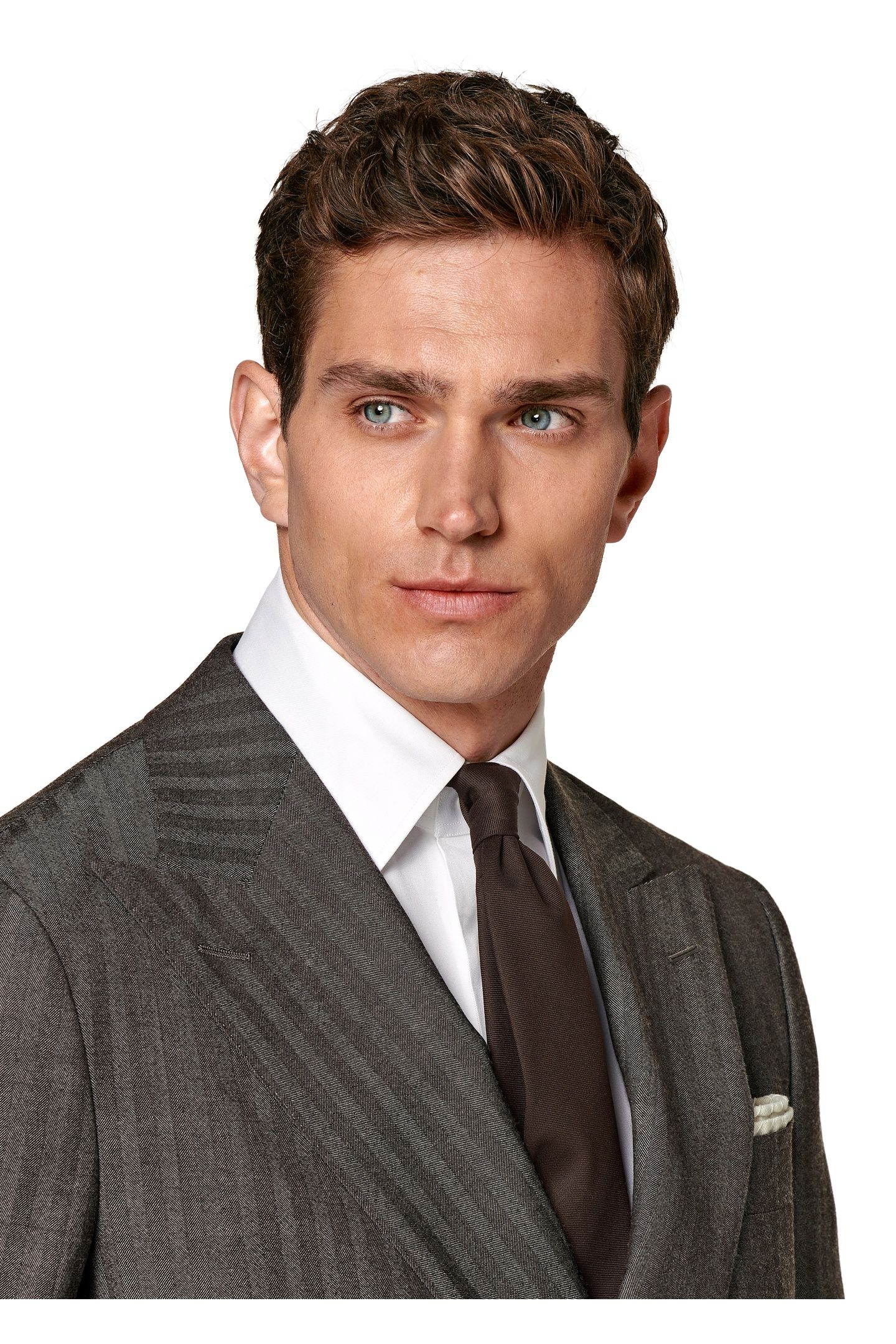 SUIT-DK BROWN NESTED SUITS TAUPE 10