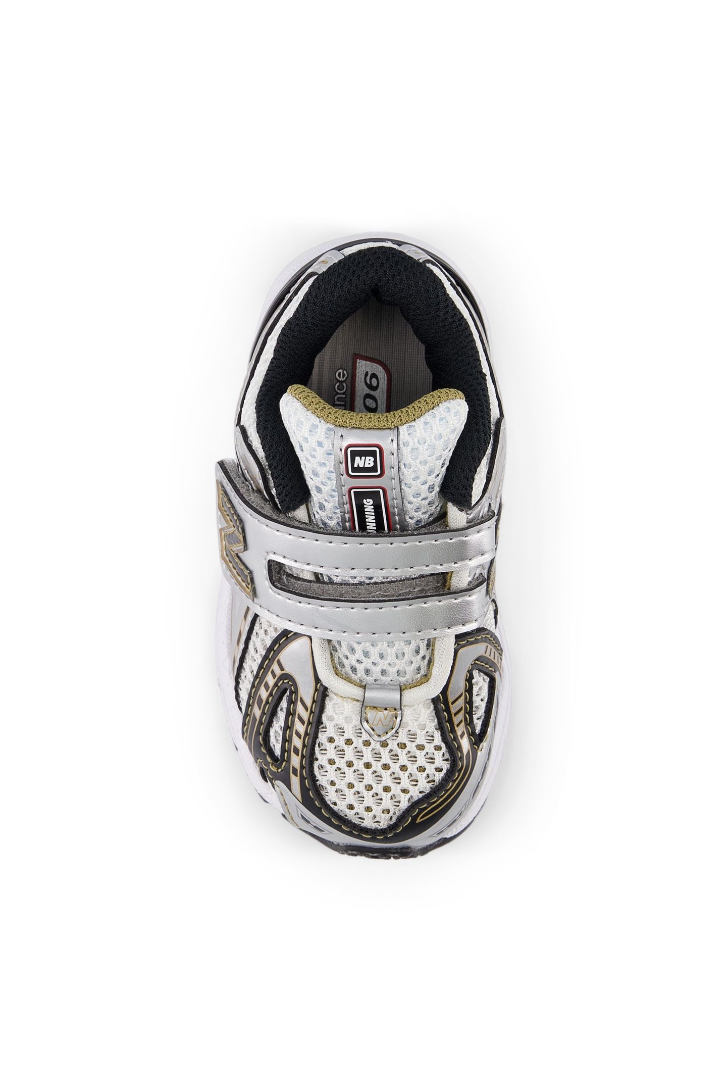 INFANT BOYS 1906 HOOK & LOOP SILVER METALLIC 3