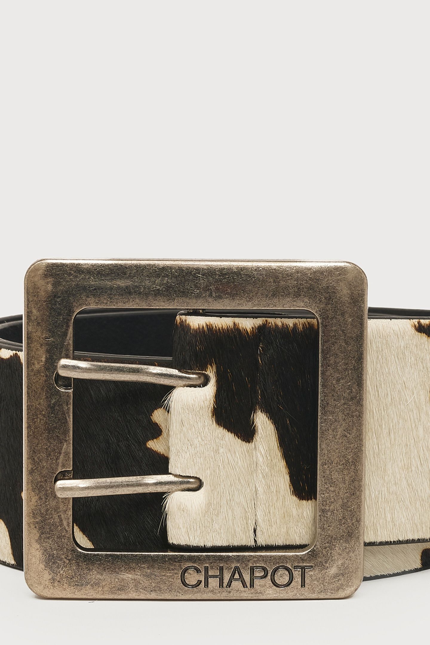 BOLD COW BELT COSY WHITE/BLACK 3