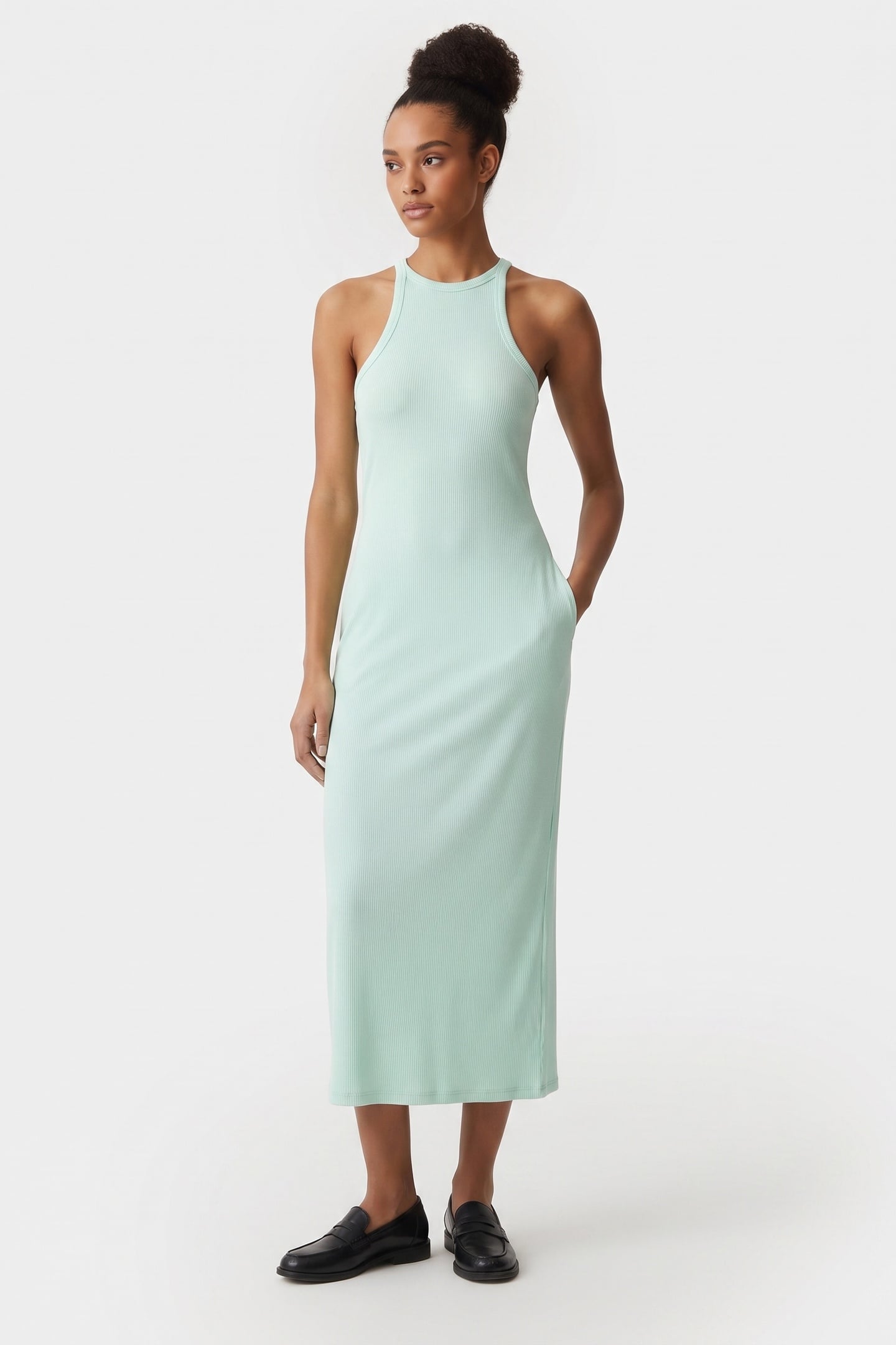 PALOMO DRESS AQUA 1