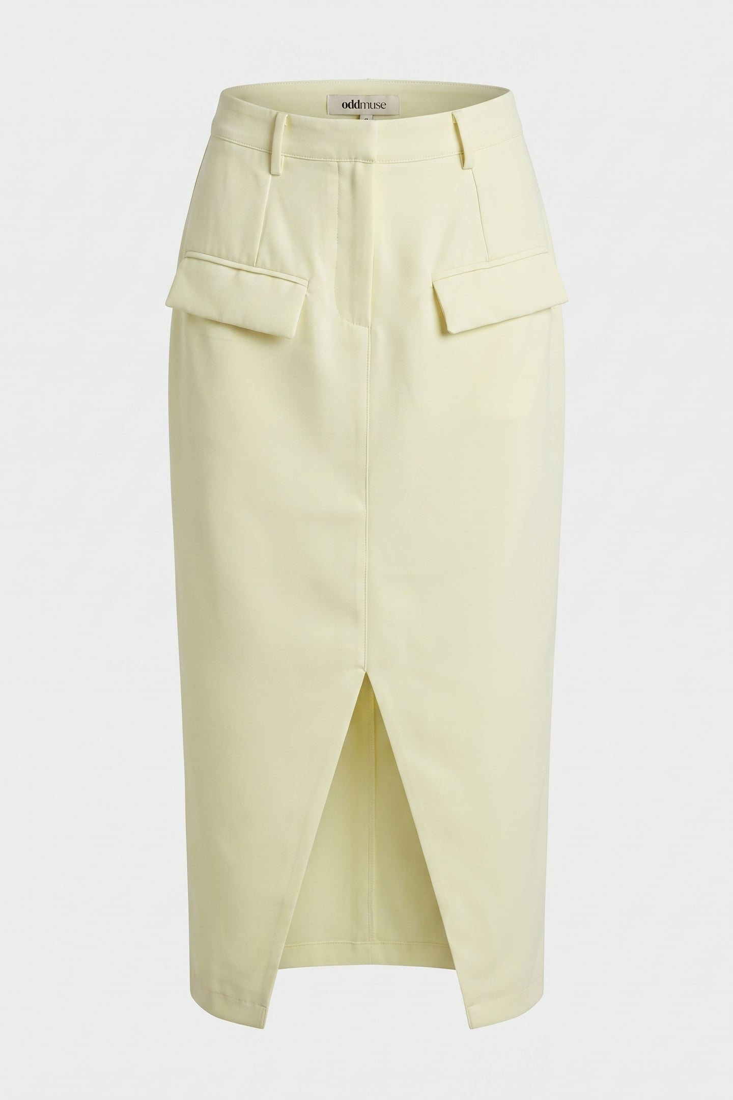 MIDI SKIRT LIME CREAM 5