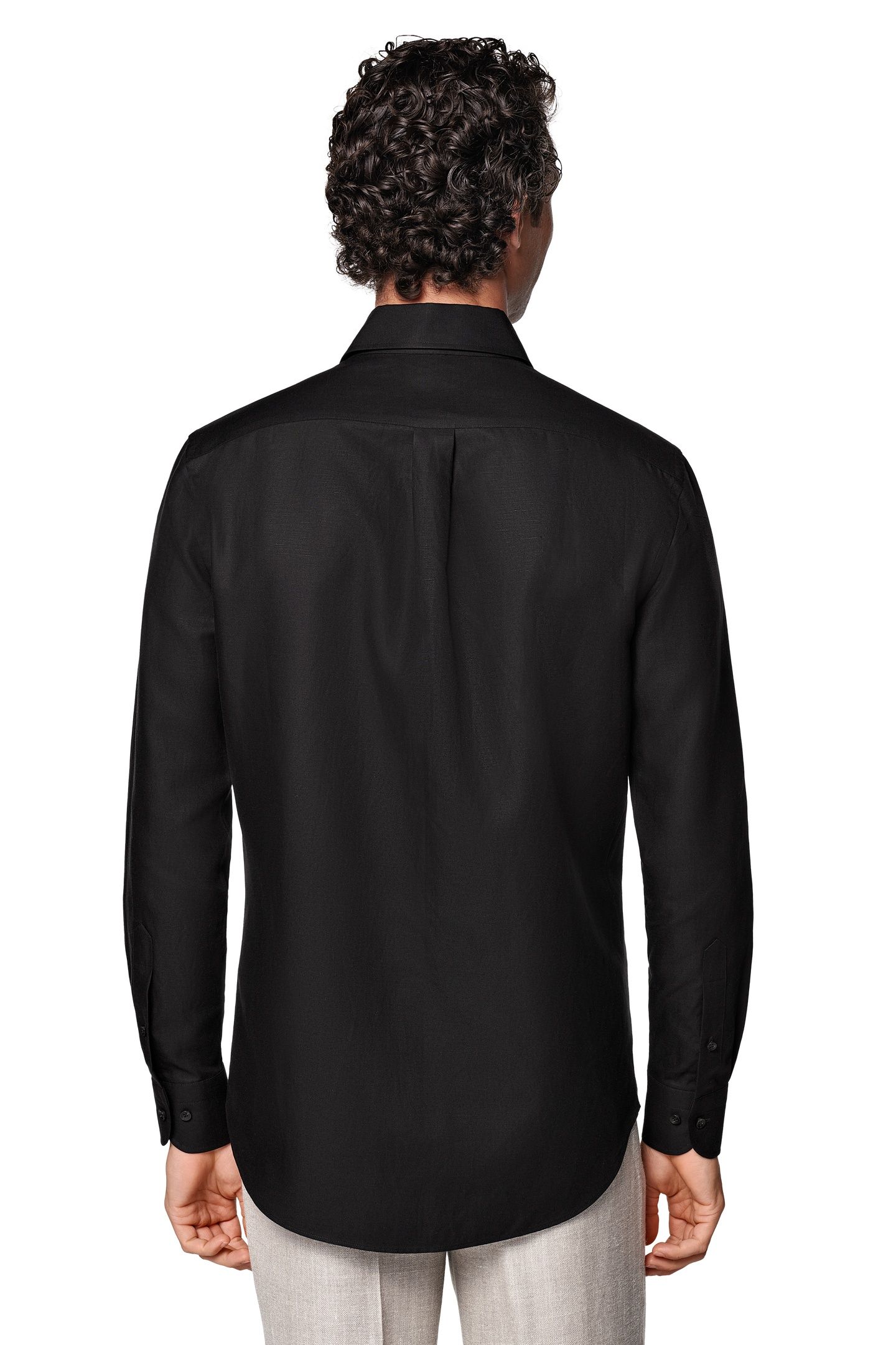 SHIRT-OVERSHIRT-LYOCELLBLACK CASUAL SHIRTS BLACK 7