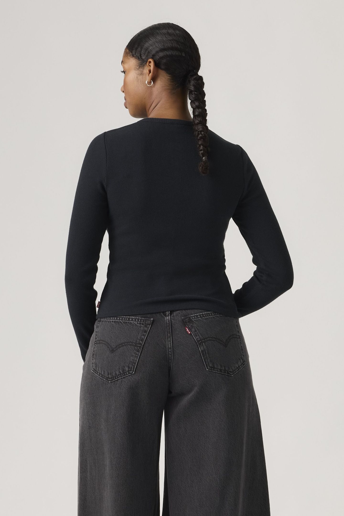 RORY LS BUTTON UP ANTHRACITE NIGHT 3