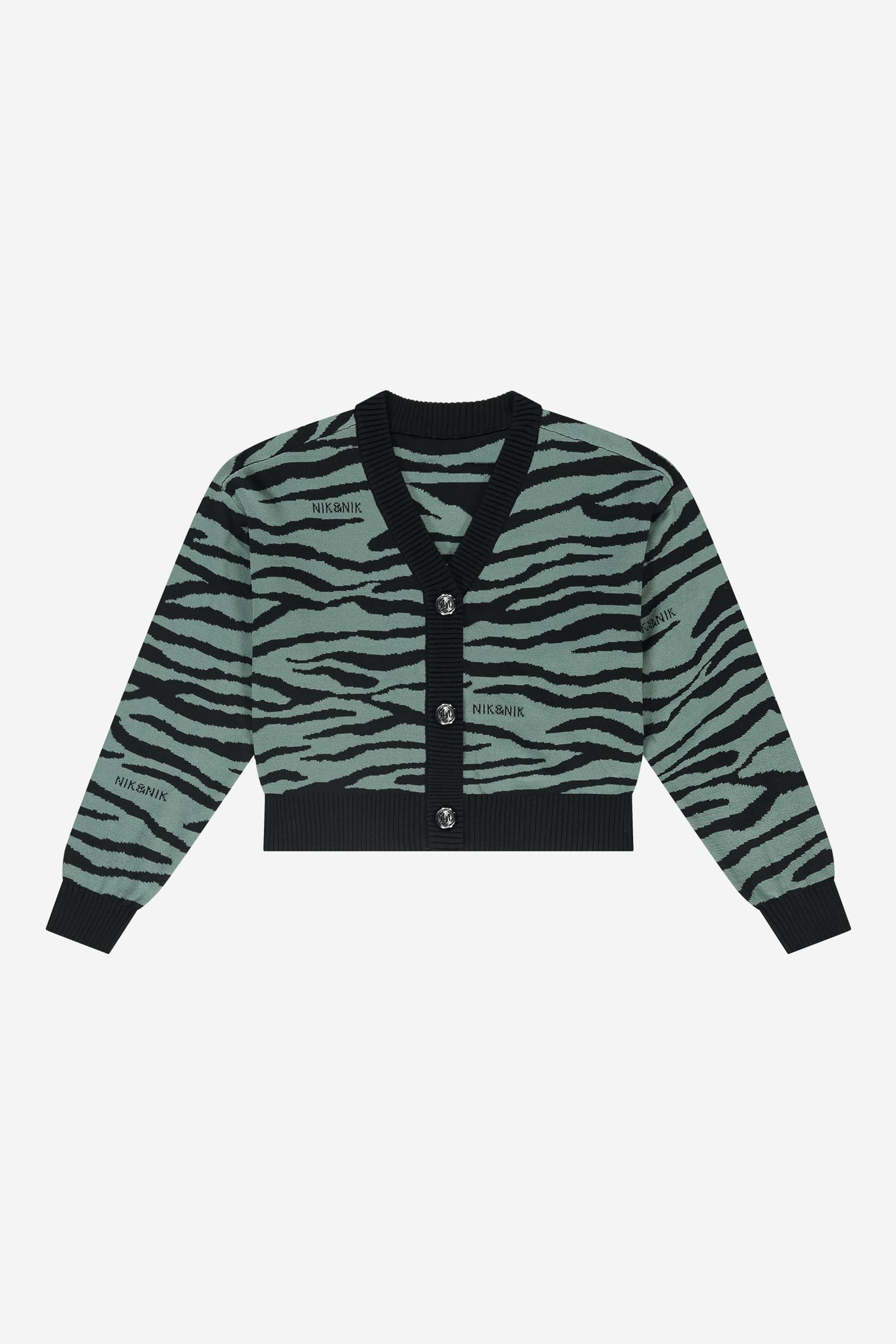 MIROO CARDIGAN GREY GREEN 1