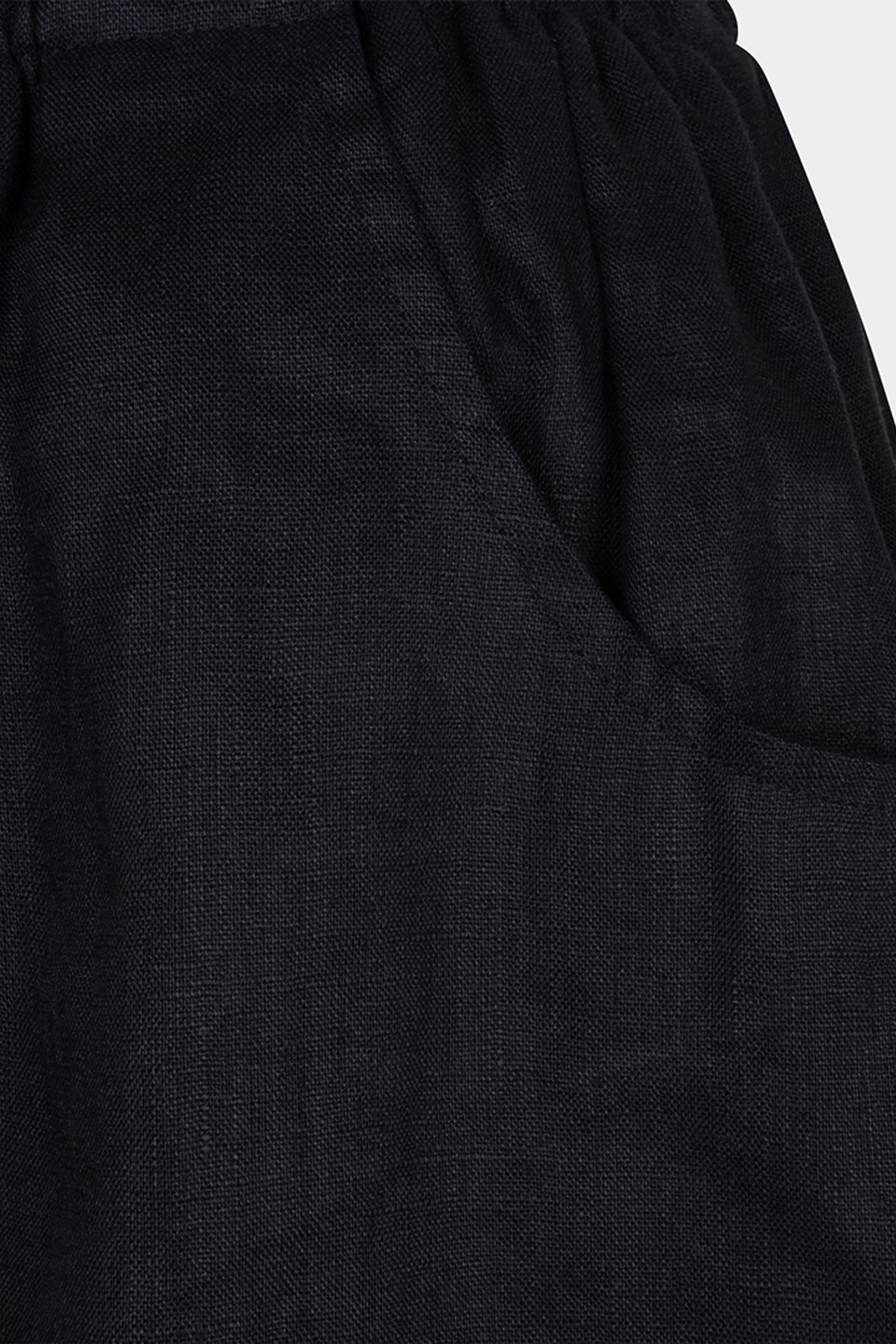 SHORTS LINEN BLACK 7