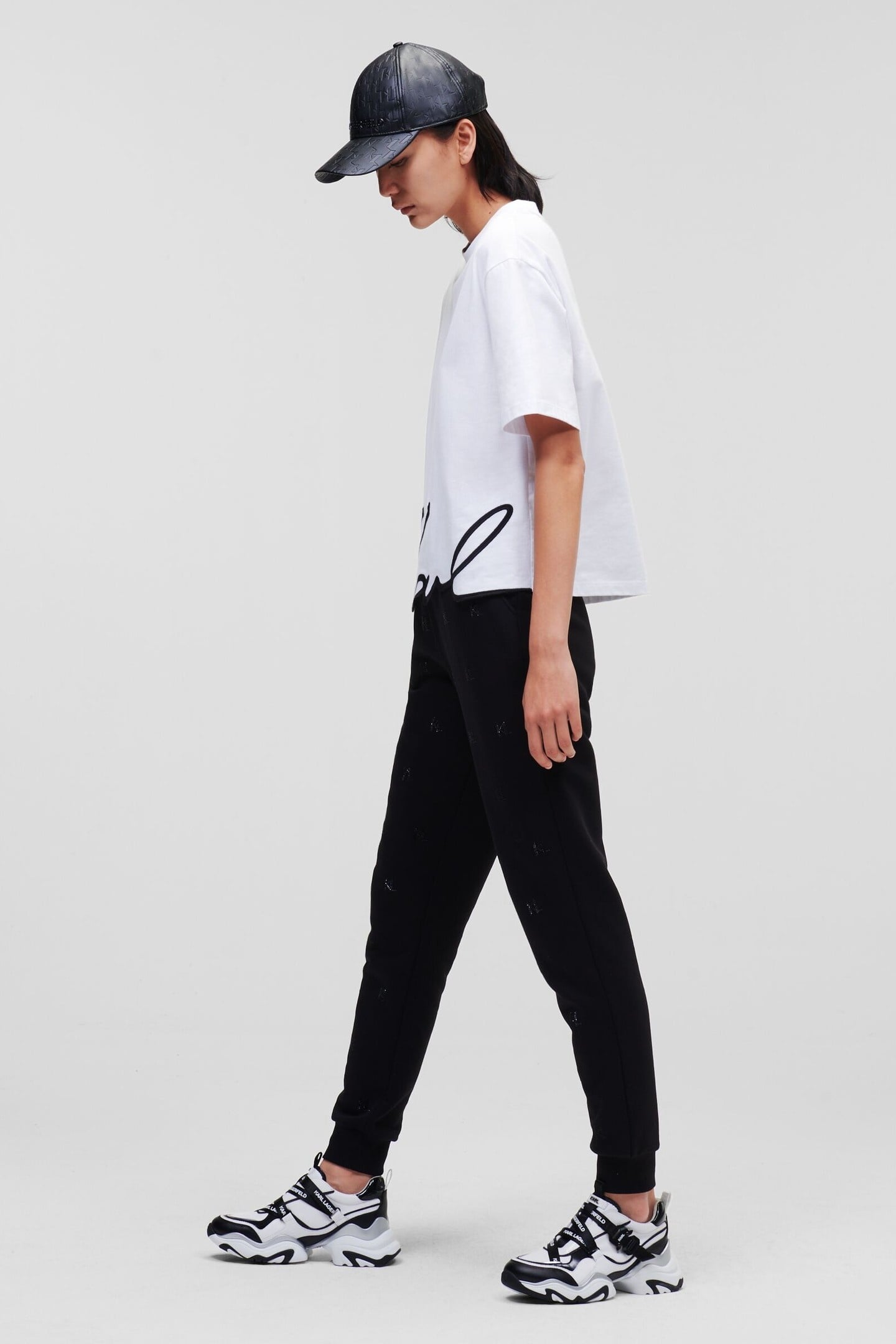 KARL SIGNATURE HEM T-SHIRT WHITE 8