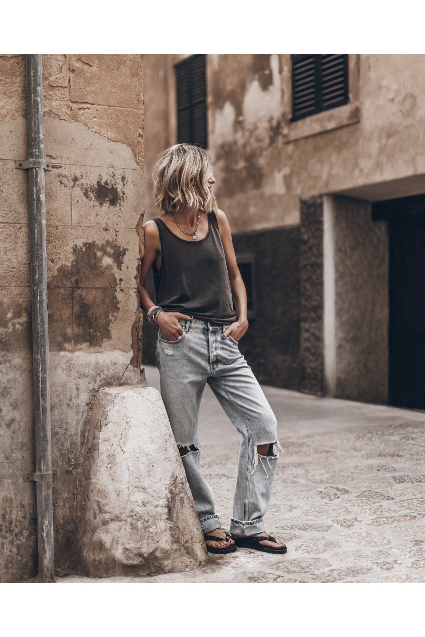 THE DARK FADED BASE TANK TOP 2