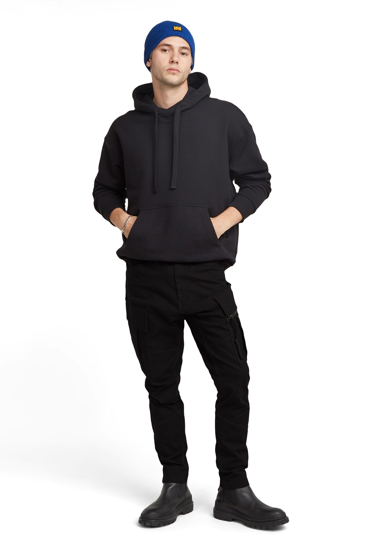 ZIP POCKET 3D SKINNY CARGO 2.0 BLACK 1
