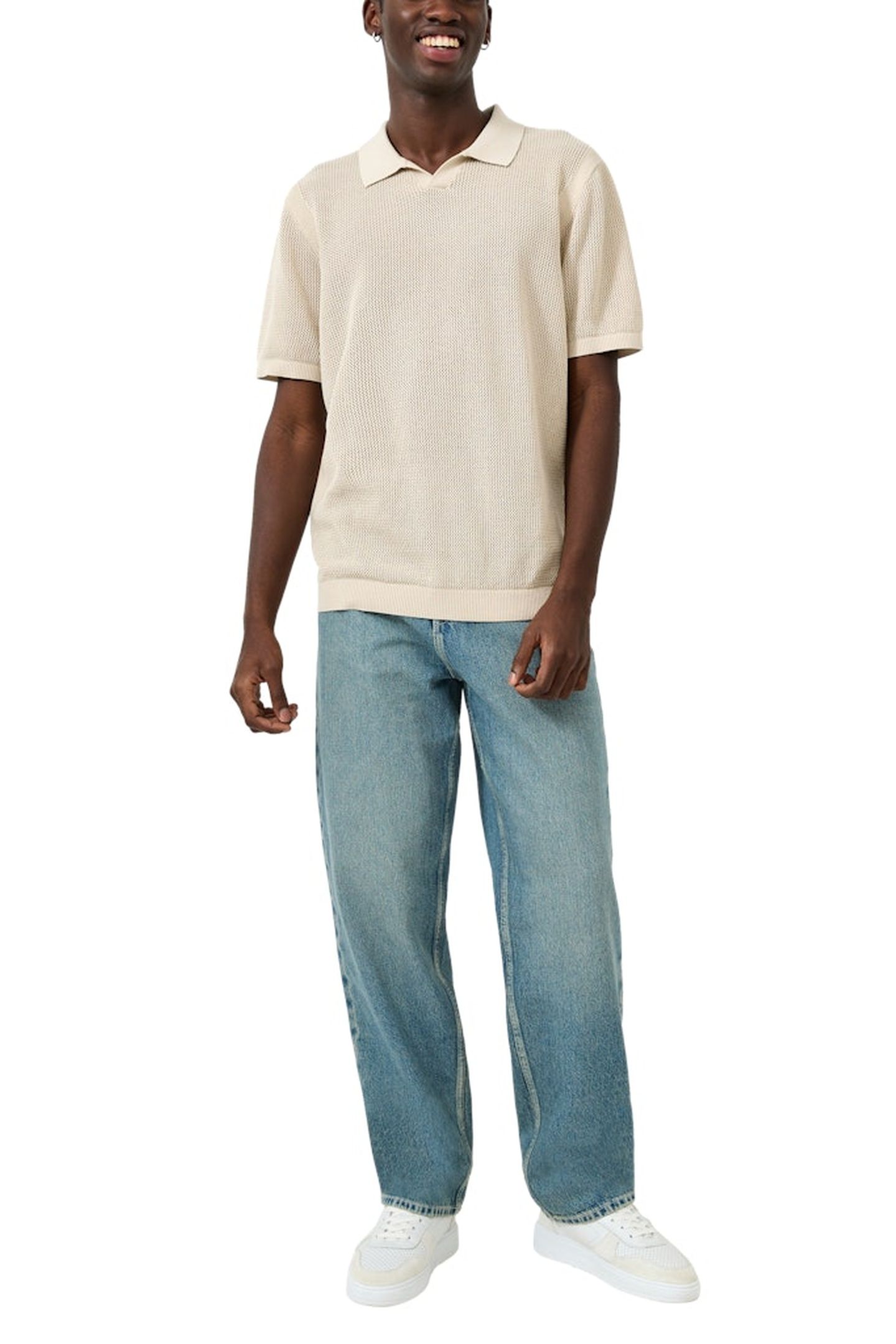 S.OLIVER-QS POLOSHIRTS GREY/BLACK 3